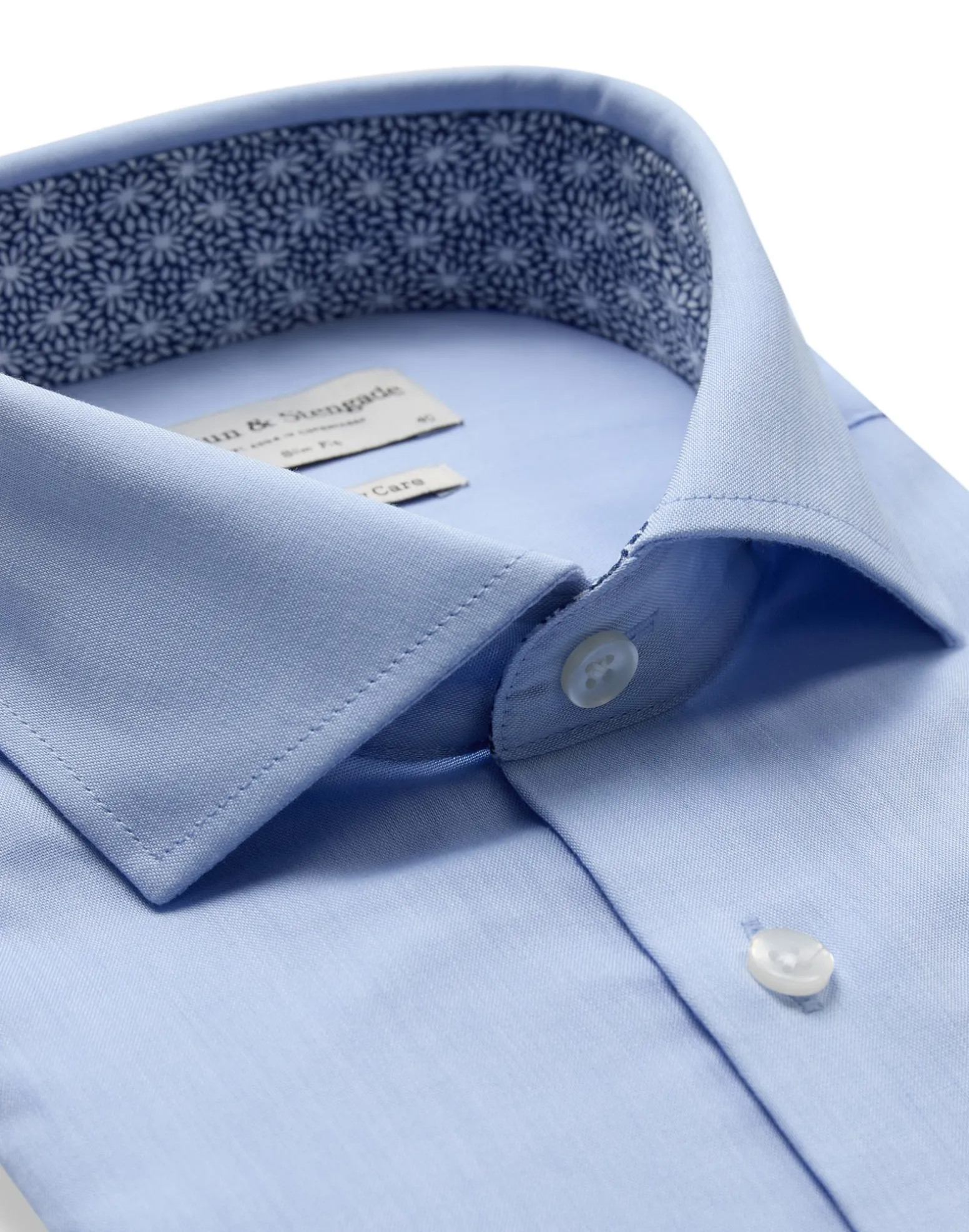 BS Achiuwa Slim Fit Skjorta - Light Blue