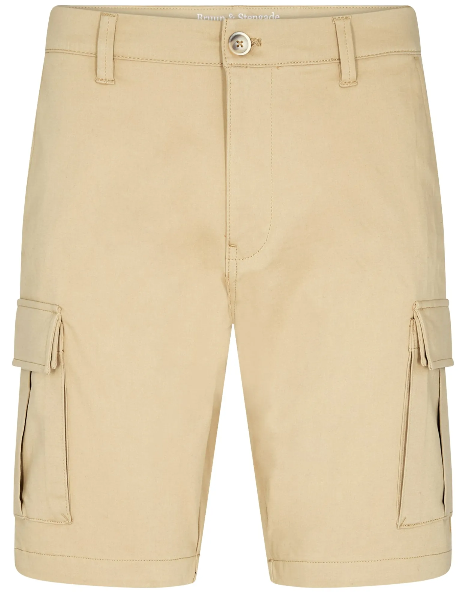 BS Adrian Regular Fit Shorts - Beige
