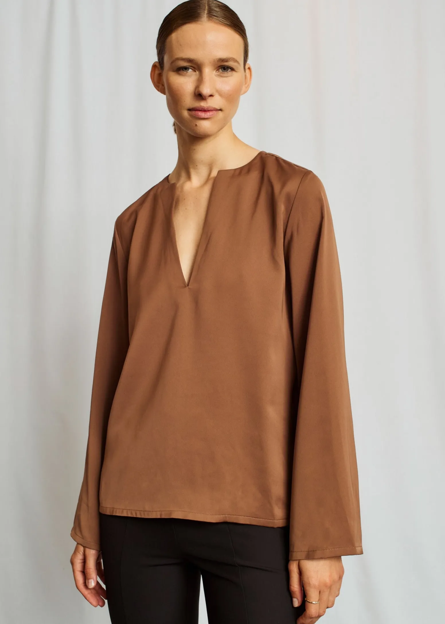 BS Aubrey Regular Fit Skjorta - Latte