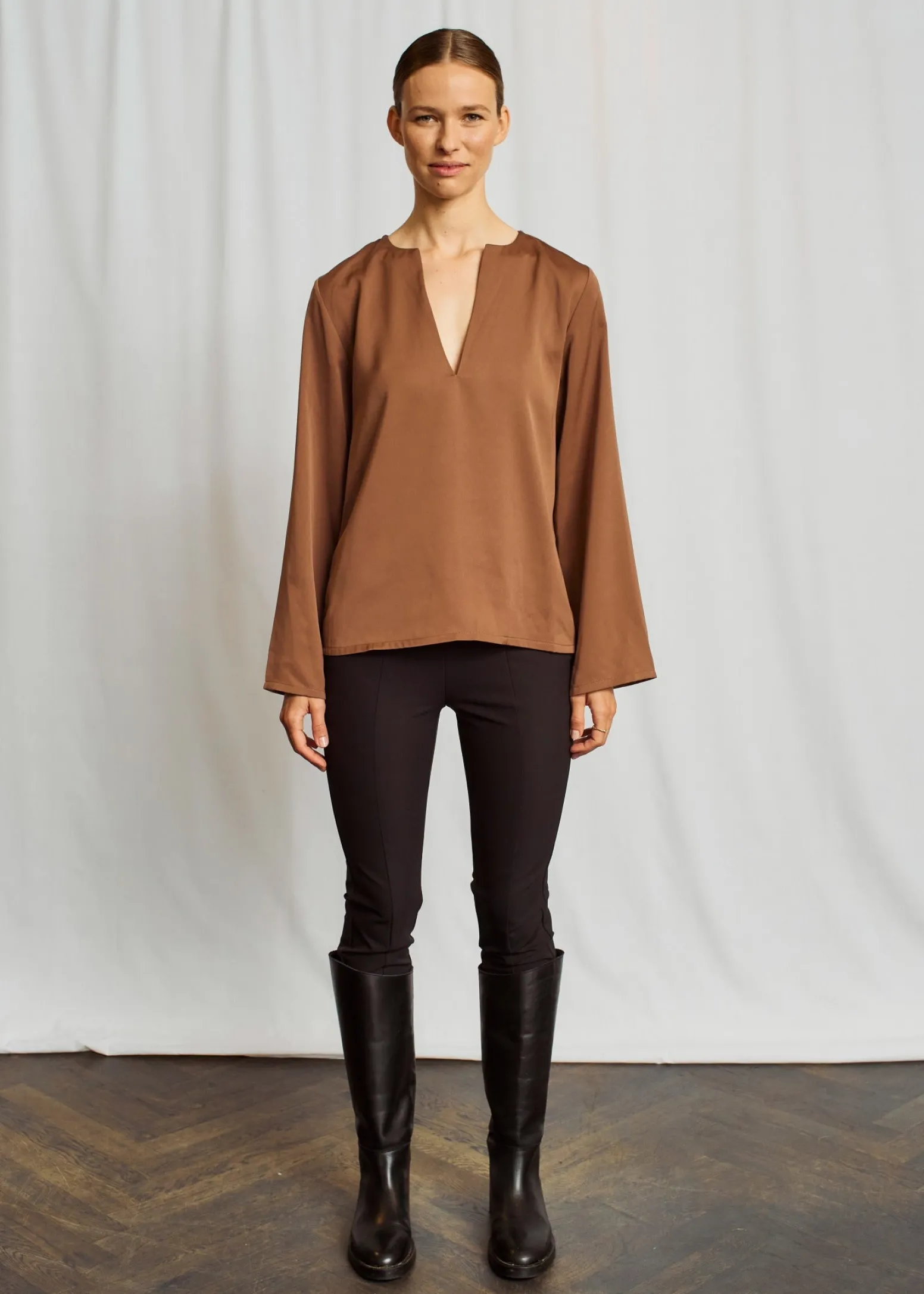 BS Aubrey Regular Fit Skjorta - Latte