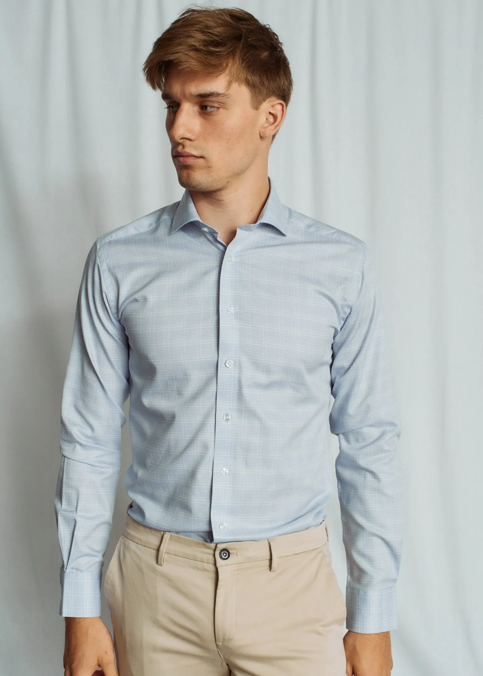 BS Barack Modern Fit Skjorta - Blue