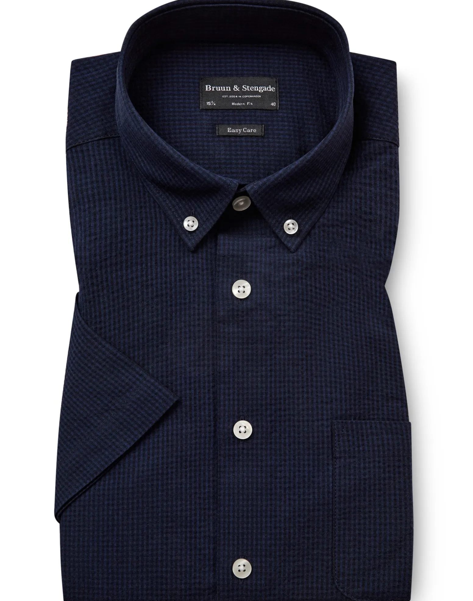 BS Baugh Modern Fit Skjorta - Navy
