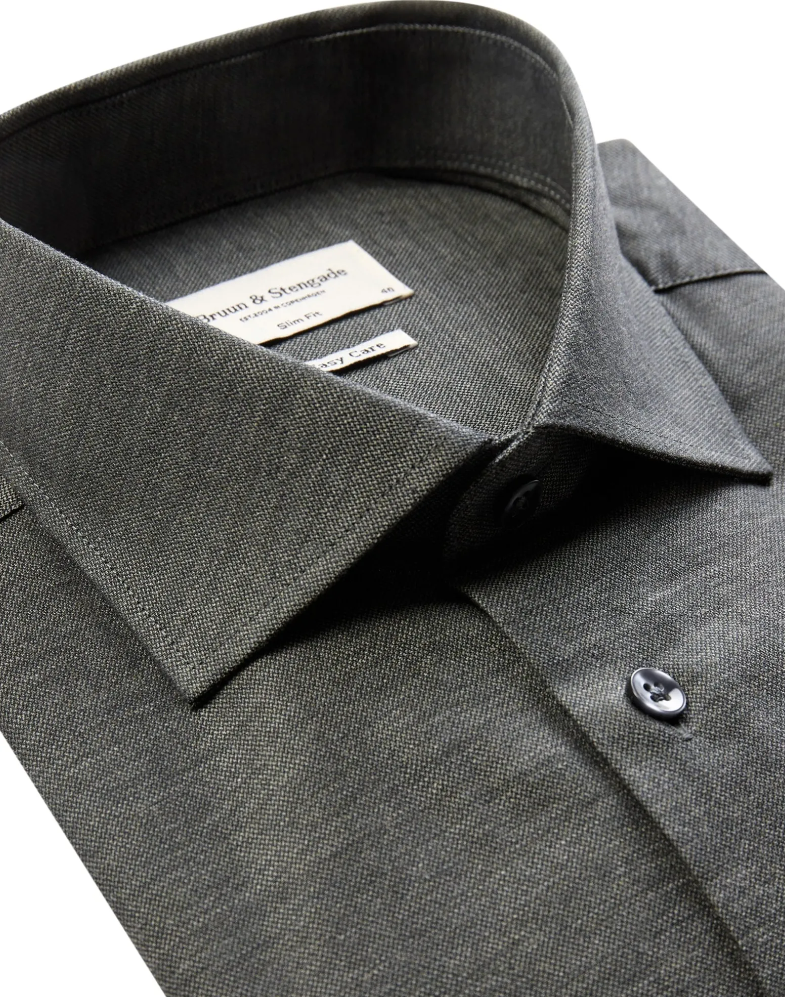 BS Ben Slim Fit Skjorta - Green