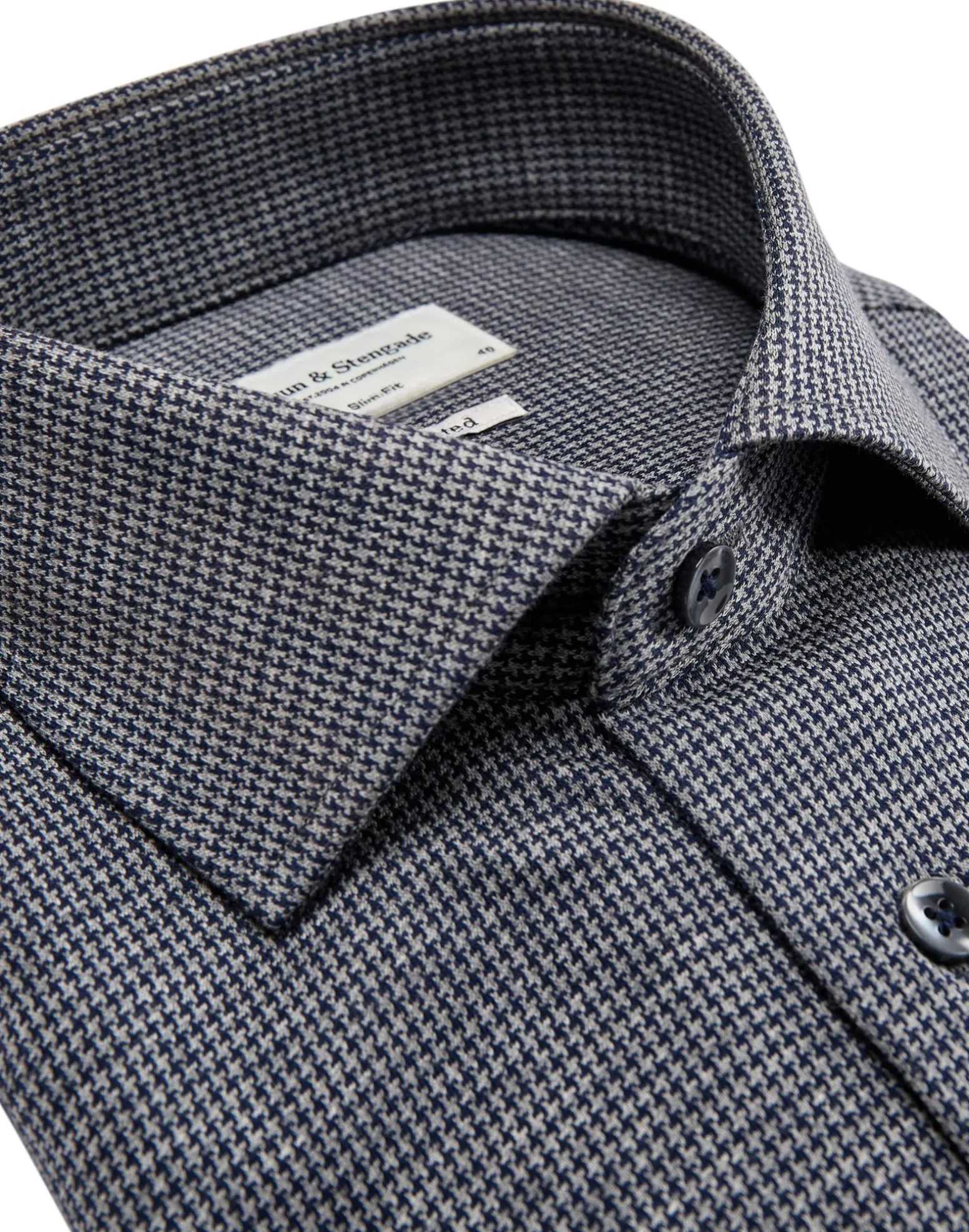 BS Binotto slim fit Skjorta - Thunder