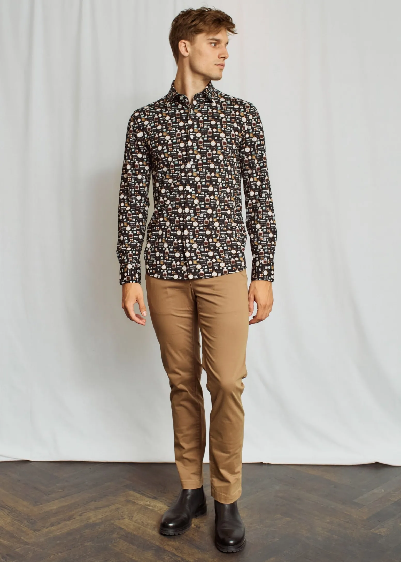 BS Brishon Performance Fit Skjorta - Navy