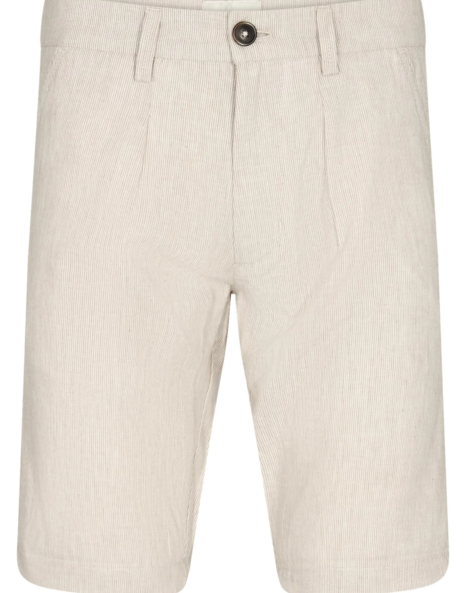 BS Buris Regular Fit Shorts - Beige/White