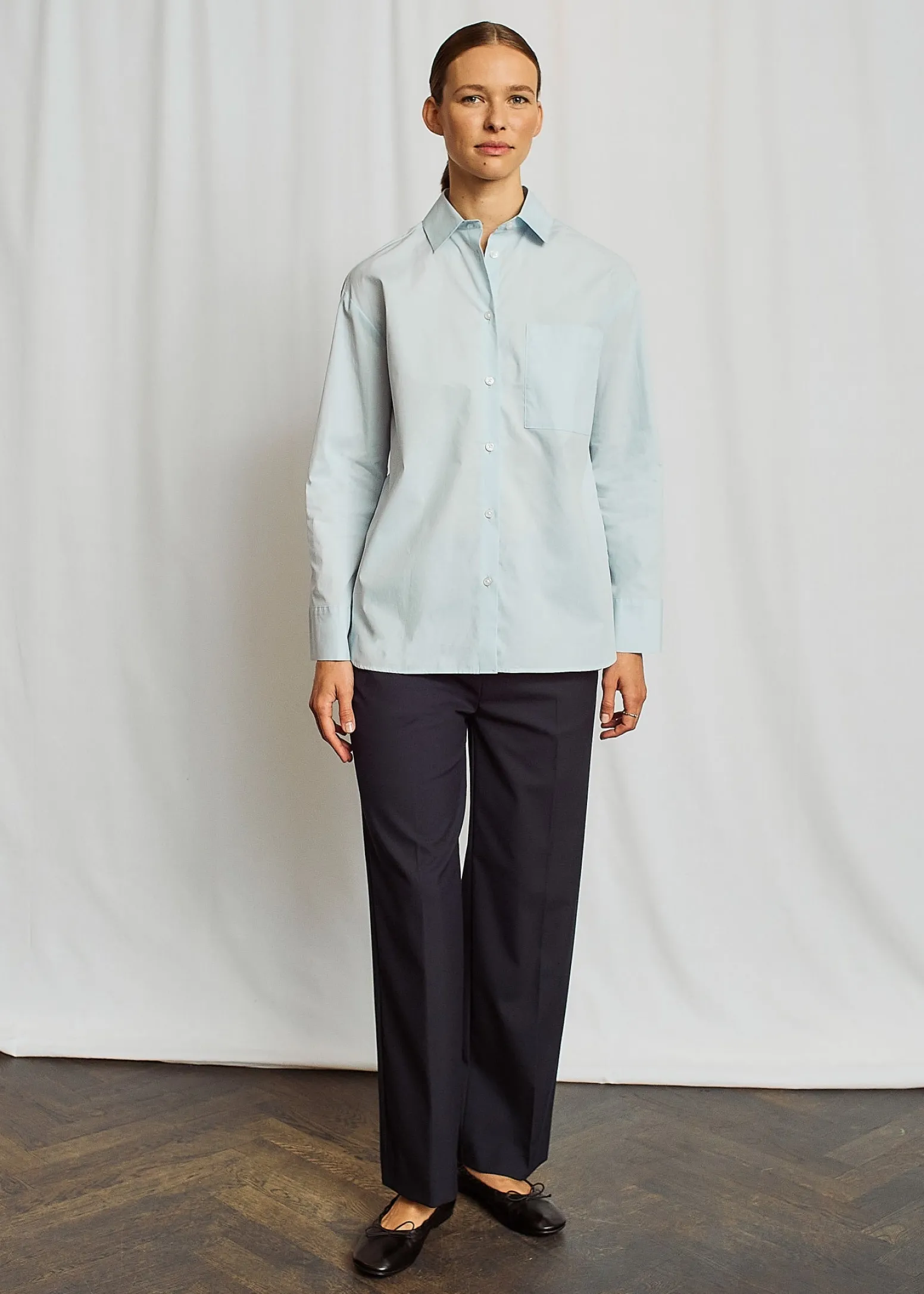 BS Caia Regular Fit Skjorta - Light Blue
