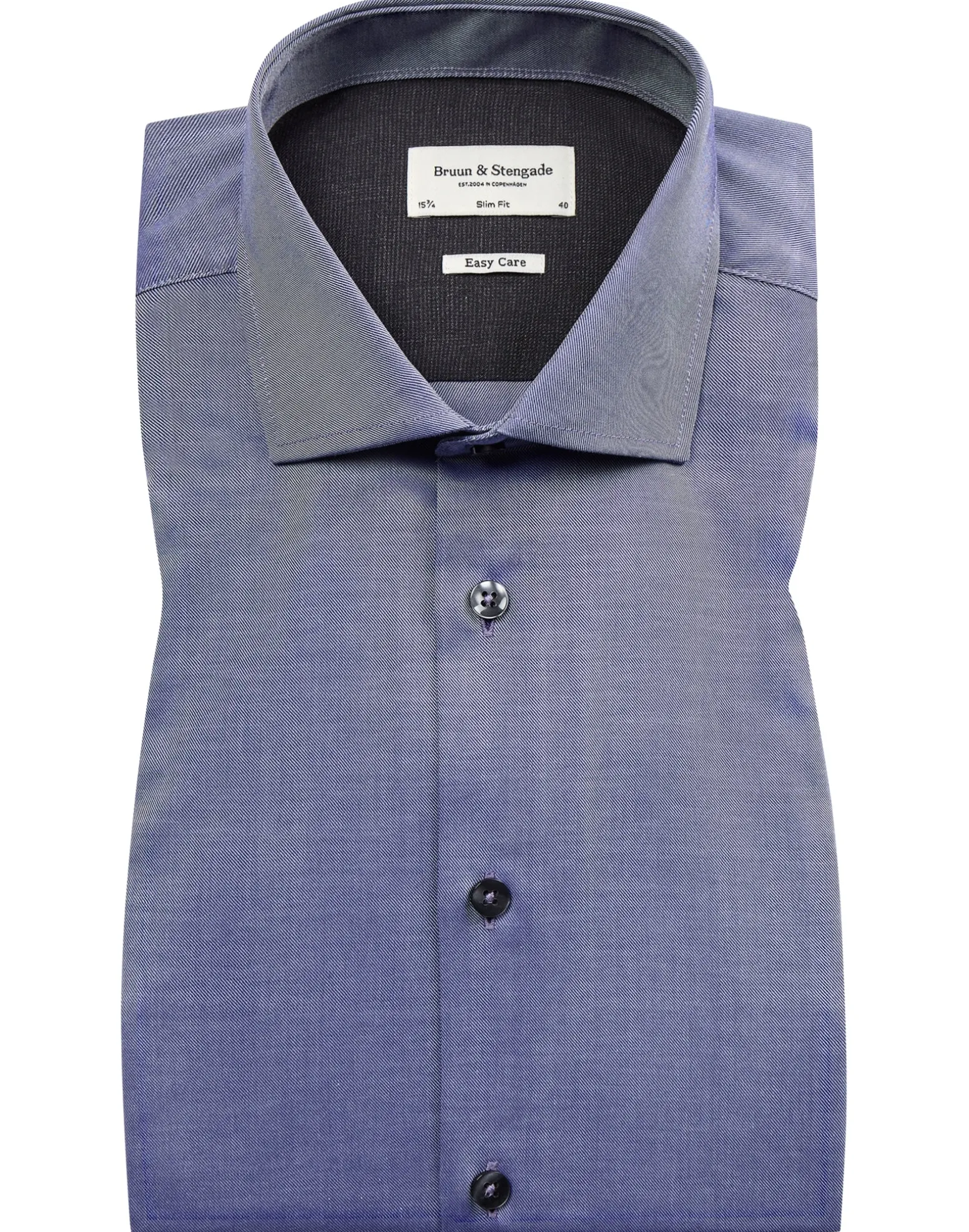 BS Chester slim fit Skjorta - Blue