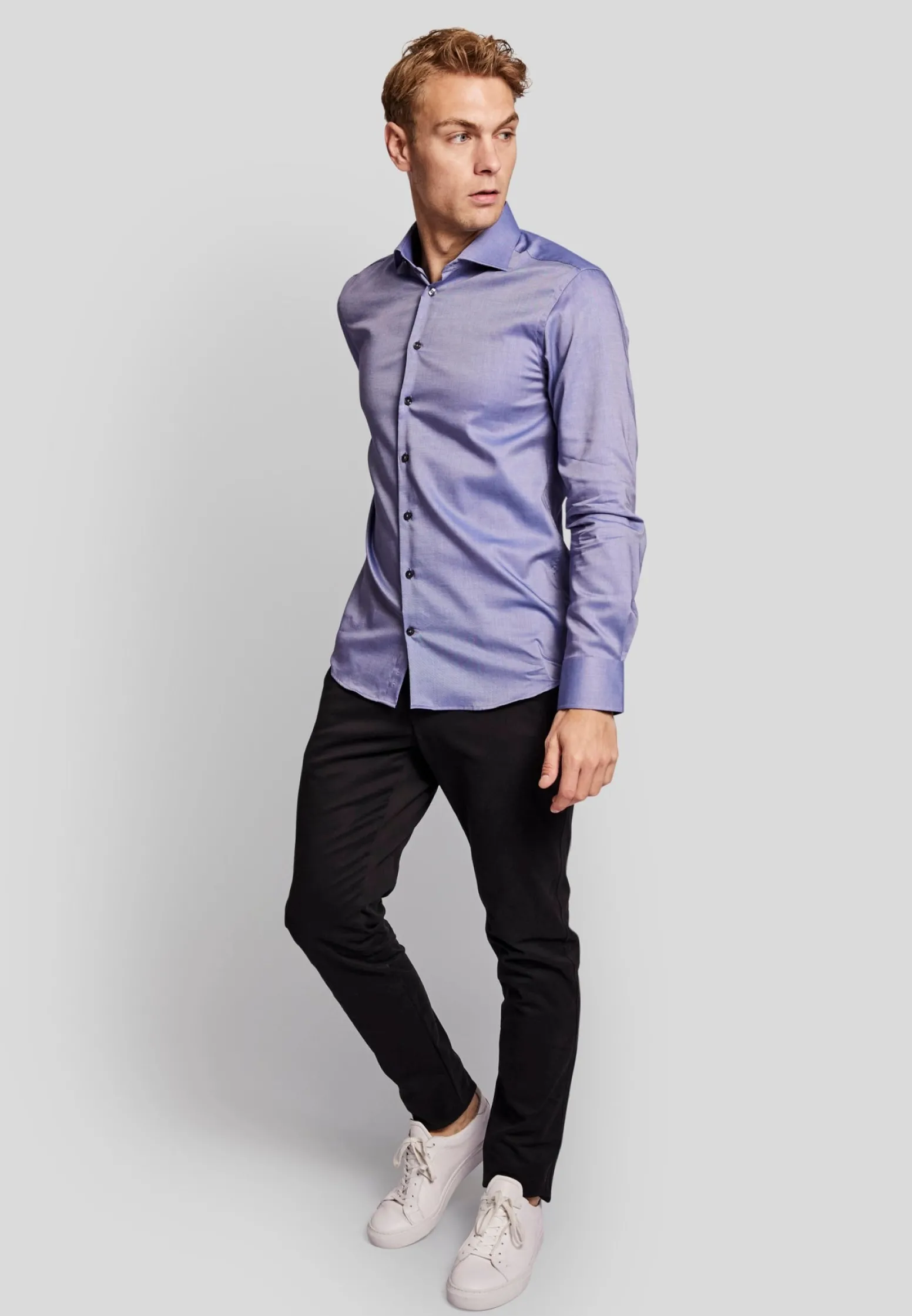 bs_chester_slim_fit_skjor_2.webp BS Chester slim fit Skjorta - Blue