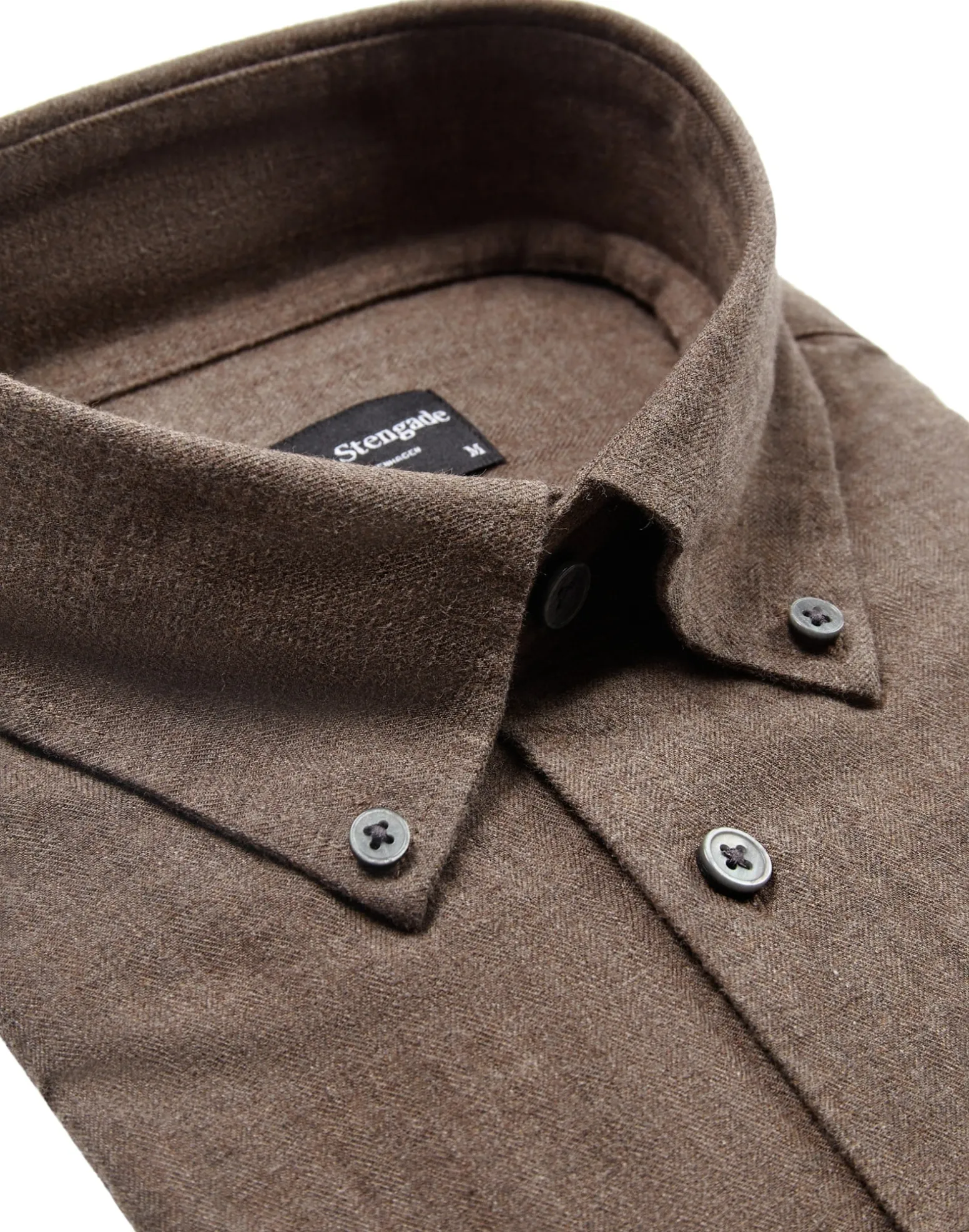 BS Cotton Casual Modern Fit Skjorta - Brown