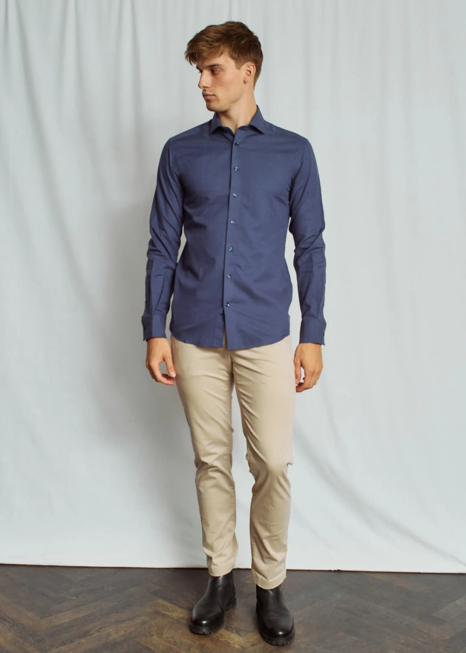 BS DeAndré Modern Fit Skjorta - Blue