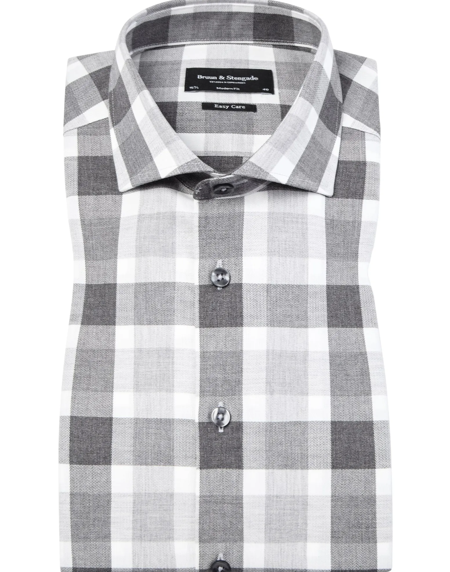 BS Dier modern fit Skjorta - Grey
