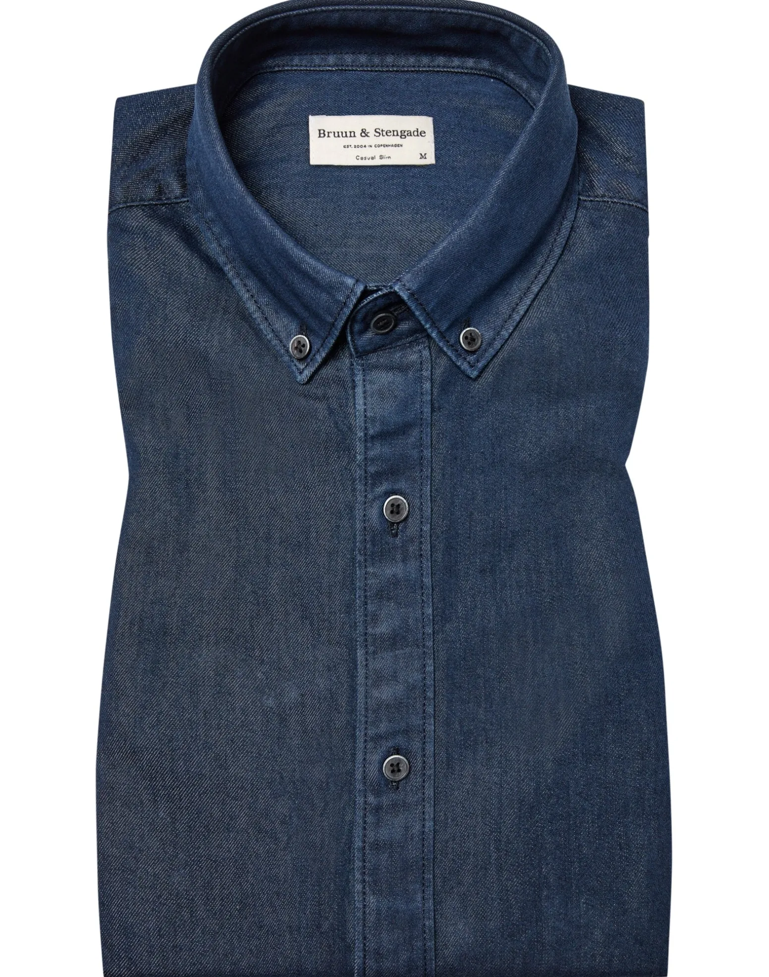 BS Elverum casual slim fit Skjorta - Indigo