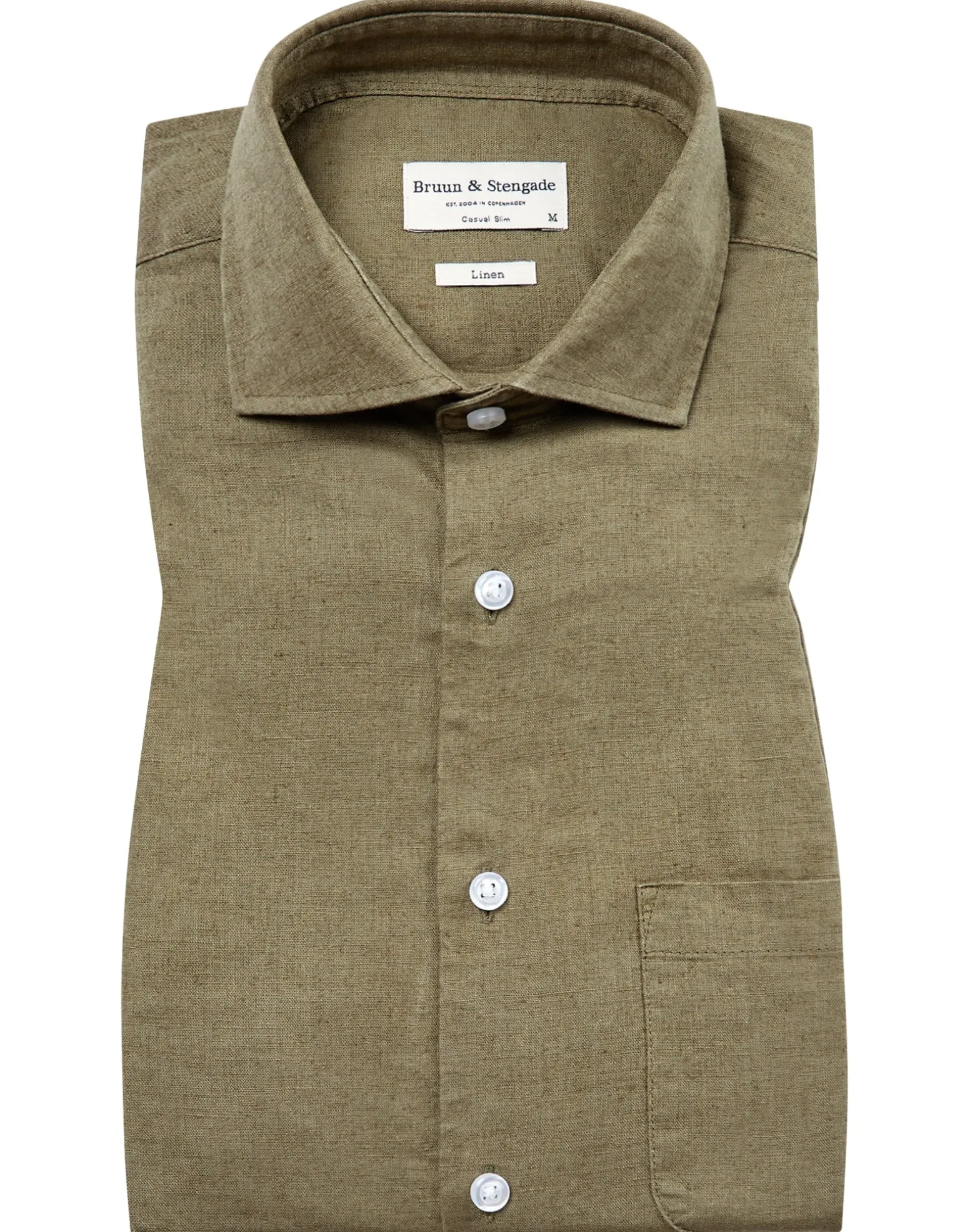 BS Ferrol Casual Slim Fit Skjorta - Army
