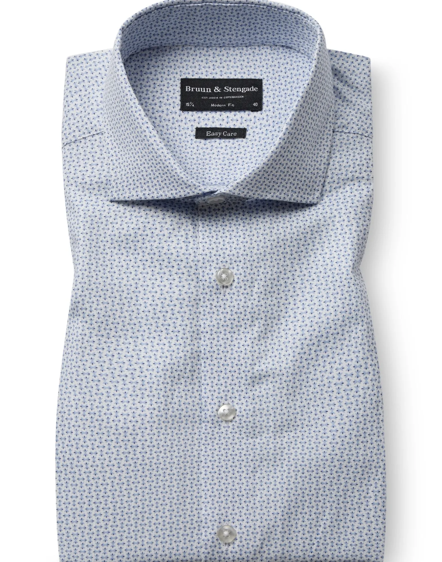 BS Flacco Modern Fit Skjorta - Light Blue