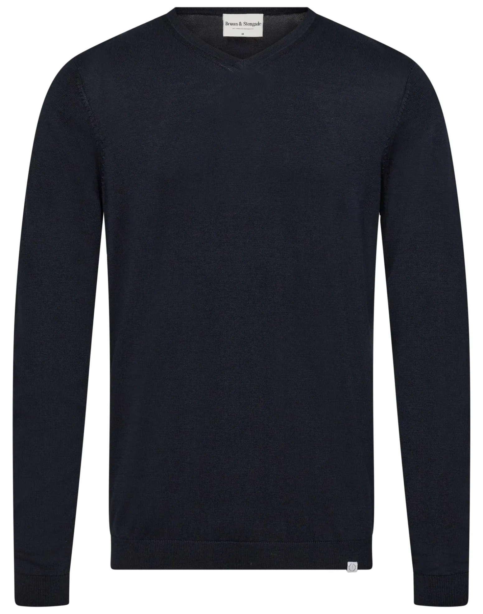 BS Georg Regular Fit Stickat - Navy