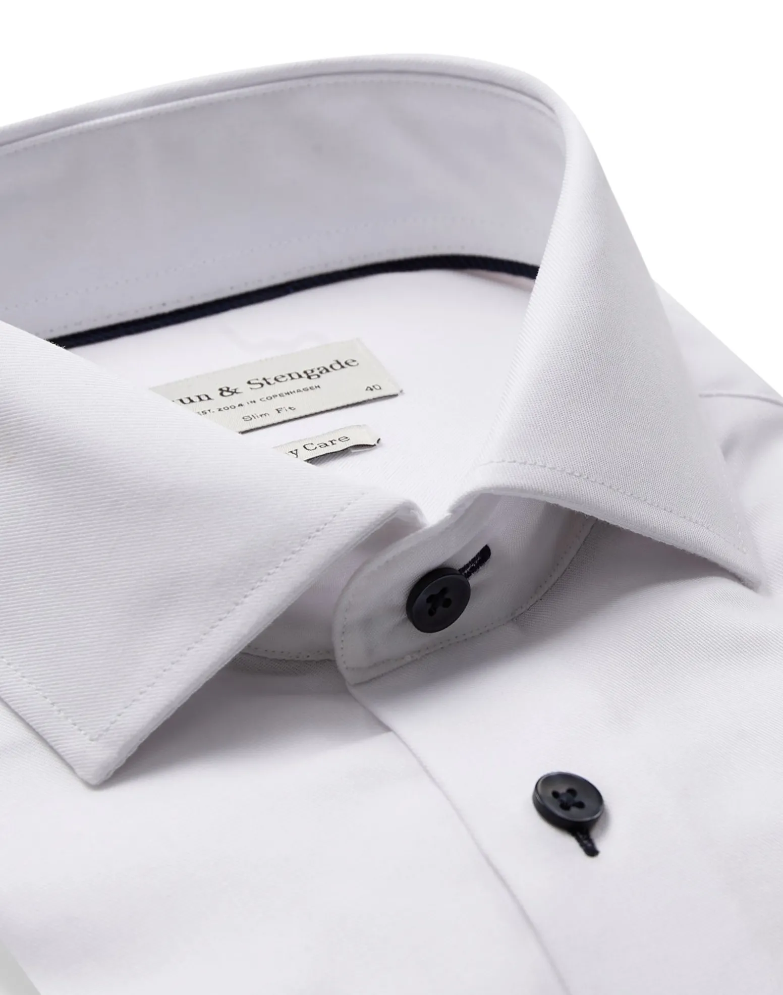 BS Gnabry Slim Fit Skjorta - White