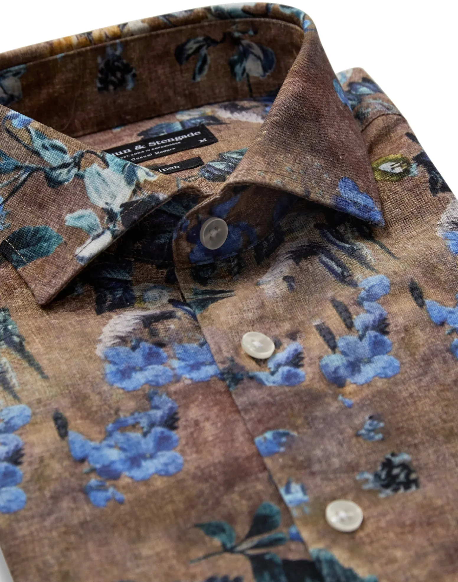 BS Graham Casual Modern Fit Skjorta - Brown