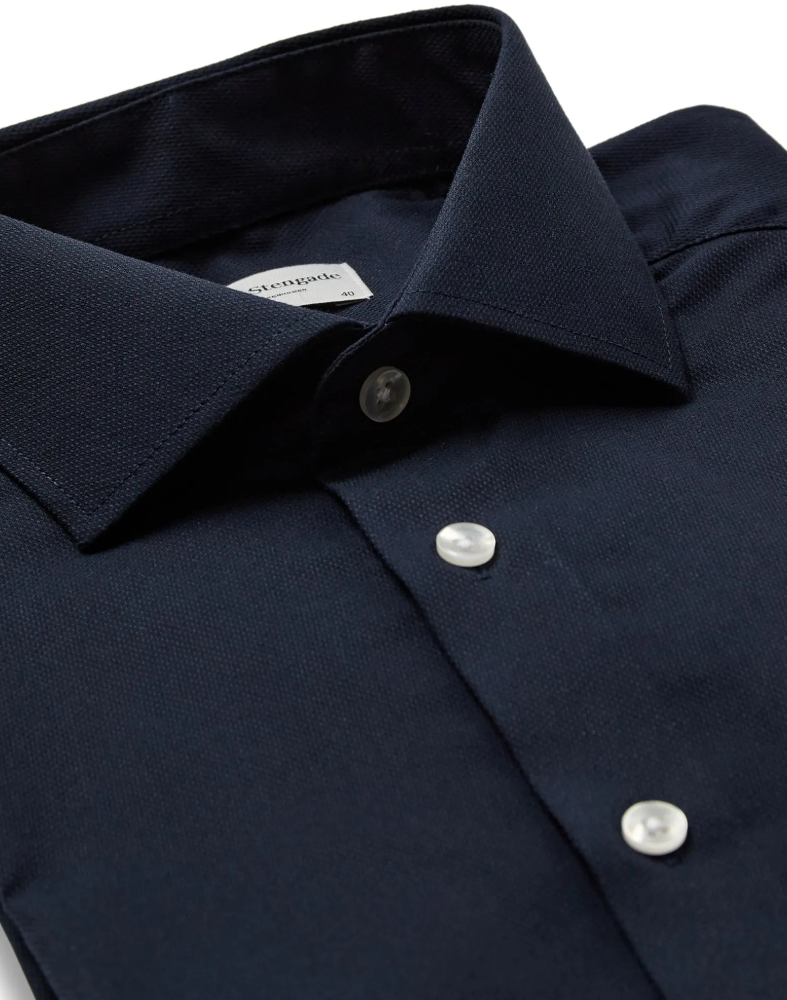 BS Hamlin Slim Fit Skjorta - Navy