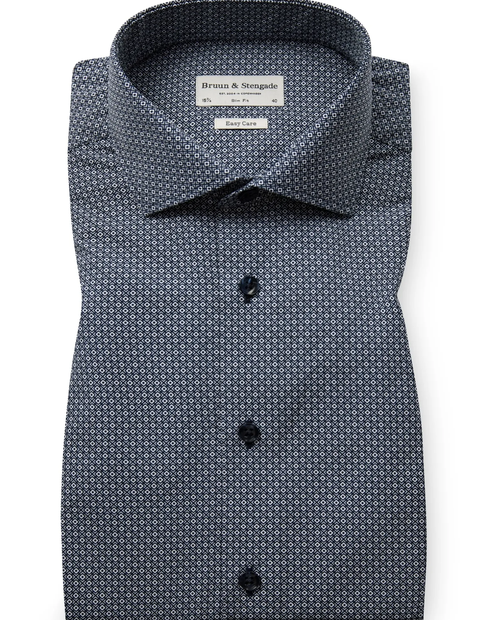 bs_howard_slim_fit_skjort_4.webp BS Howard Slim Fit Skjorta - Dark Blue