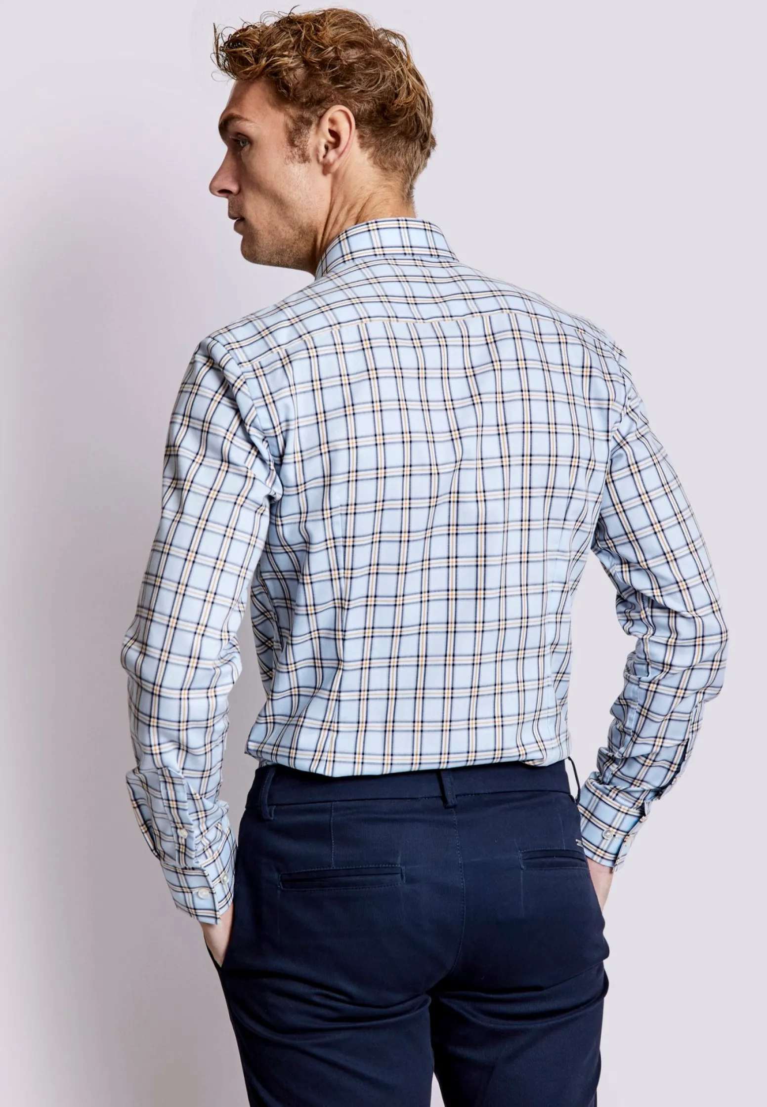 bs_hunter_slim_fit_skjort_3.webp BS Hunter Slim Fit Skjorta - Light Blue