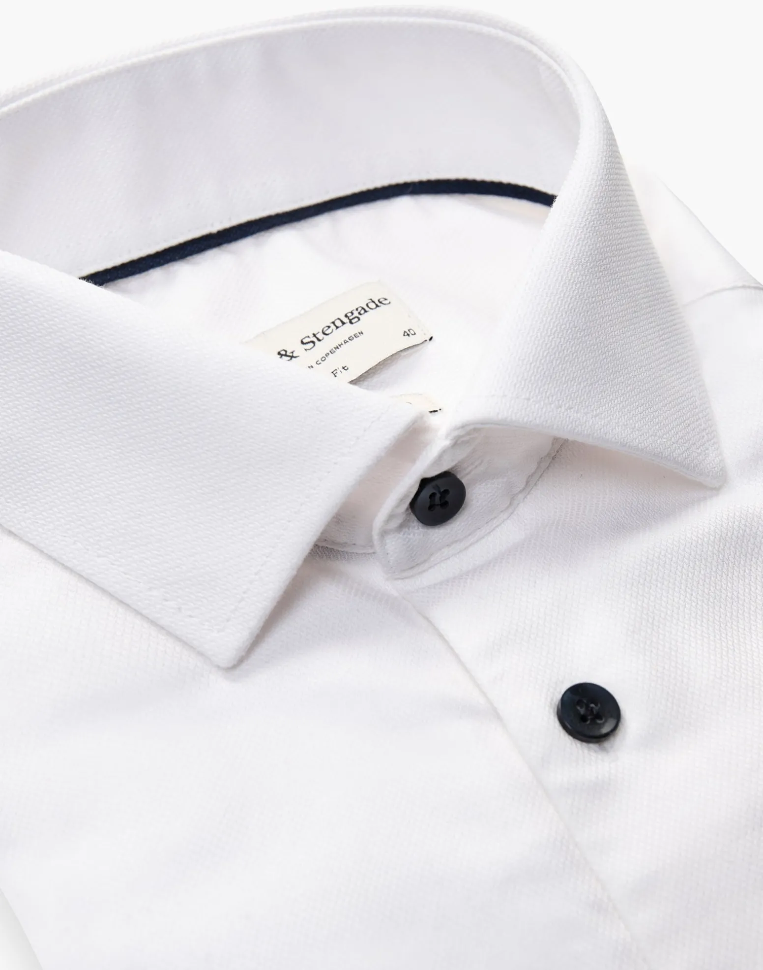 BS Jack Slim Fit Skjorta - White