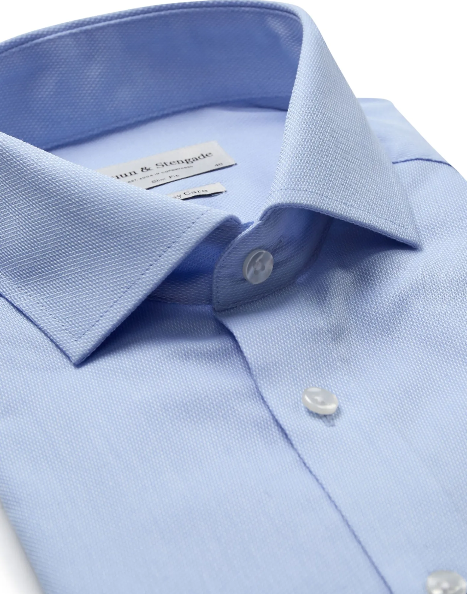 BS Jackson Slim Fit Skjorta - Light Blue