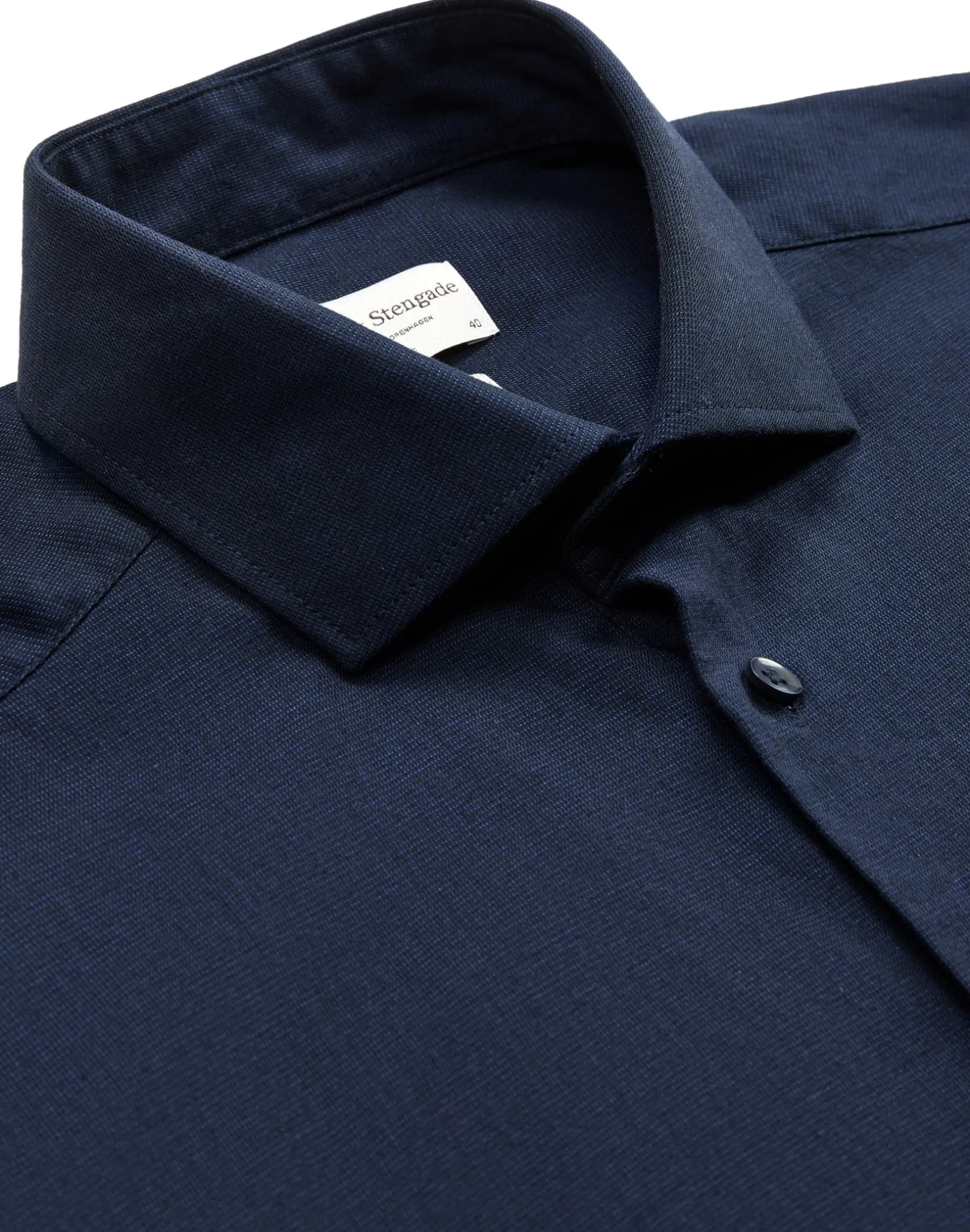 BS Jakob Slim Fit Skjorta - Navy