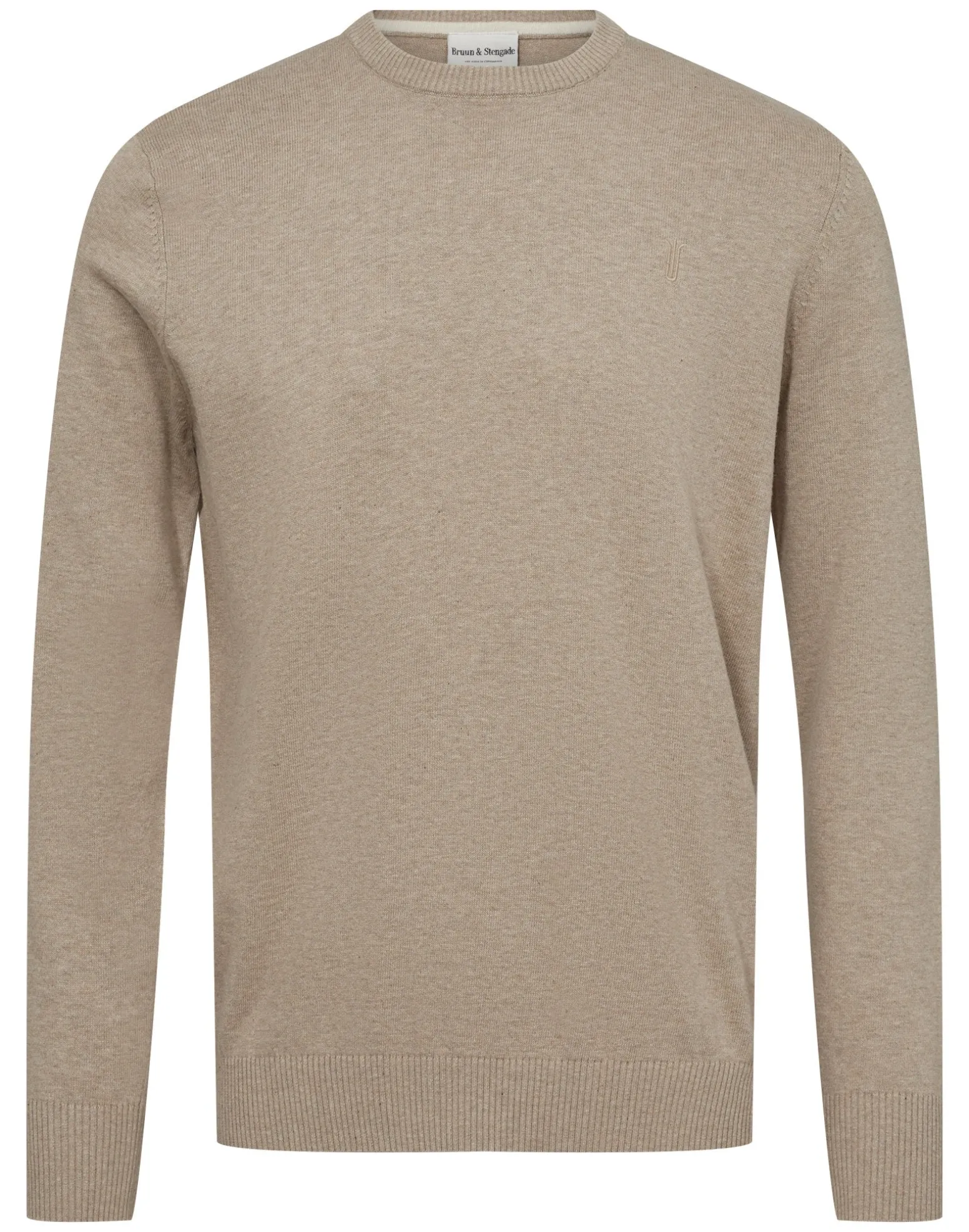 BS Jupiter Regular Fit Stickat - Light Brown