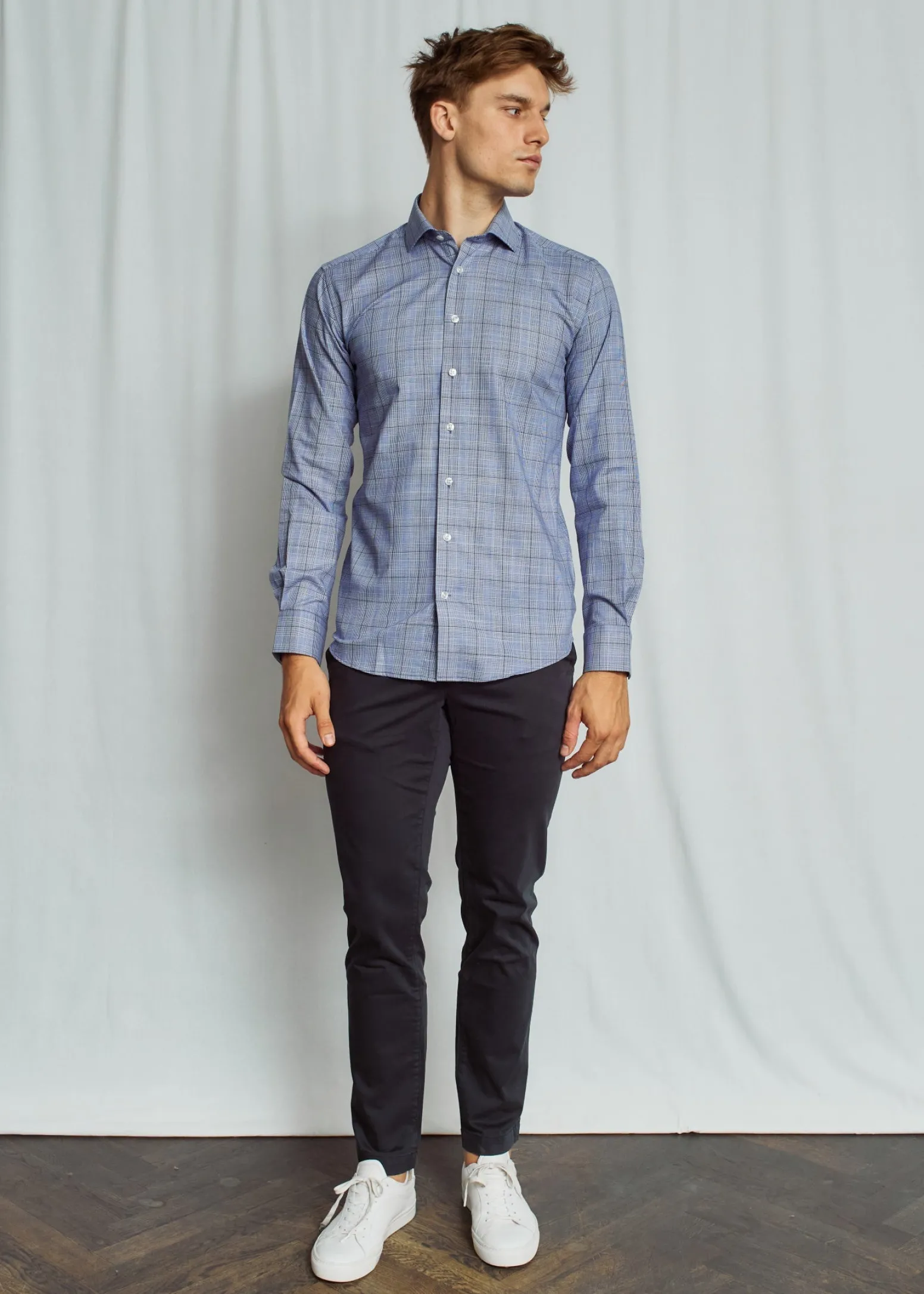 BS Kemba Modern Fit Skjorta - Blue