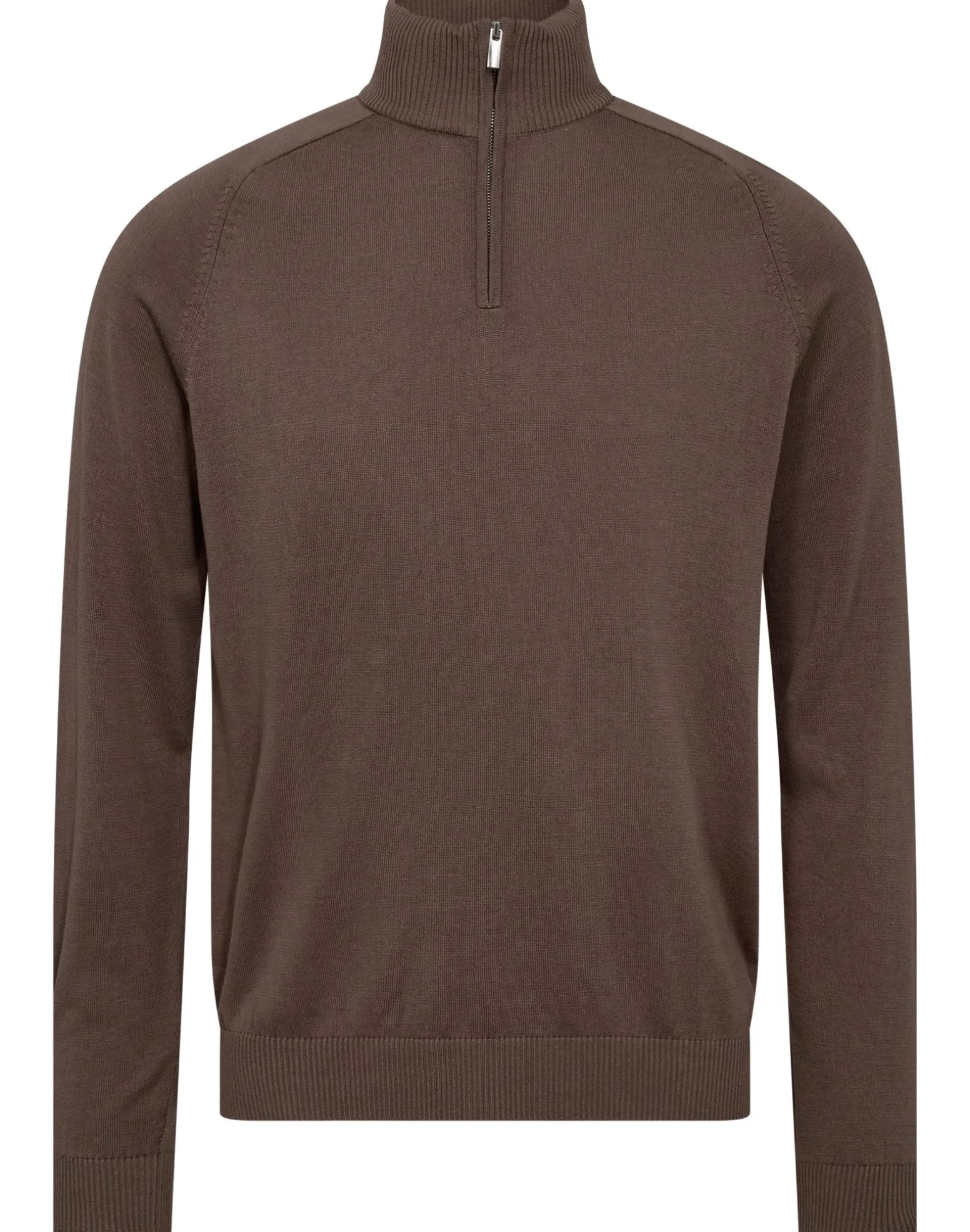 BS Knud Regular Fit Stickat - Mink