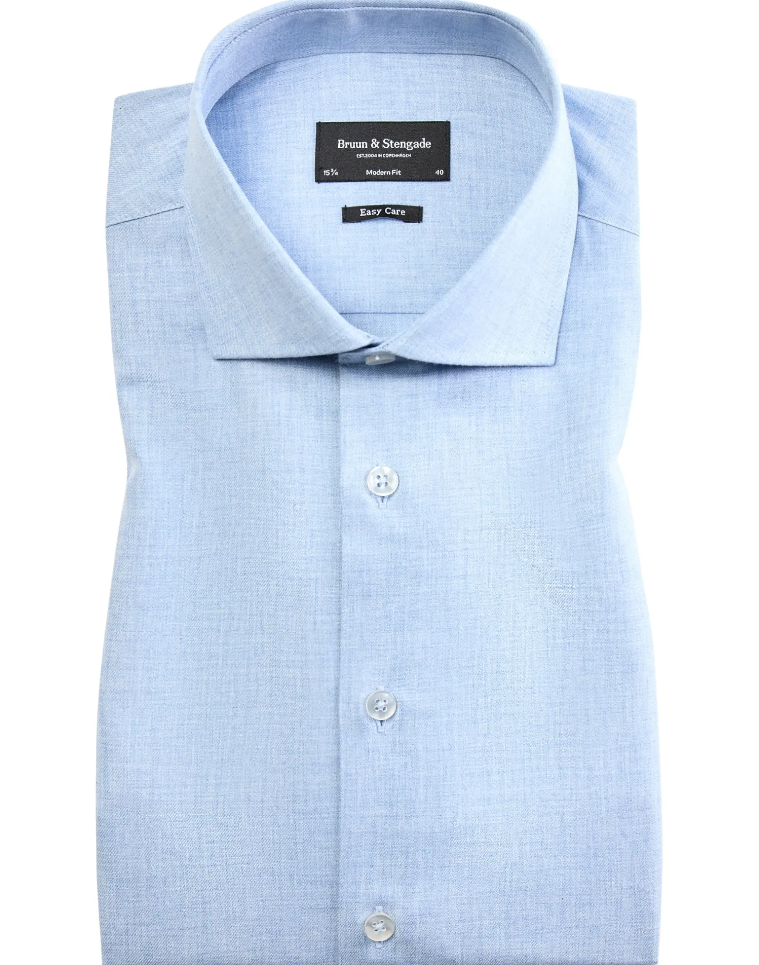 BS Konrad Modern Fit Skjorta - Light Blue