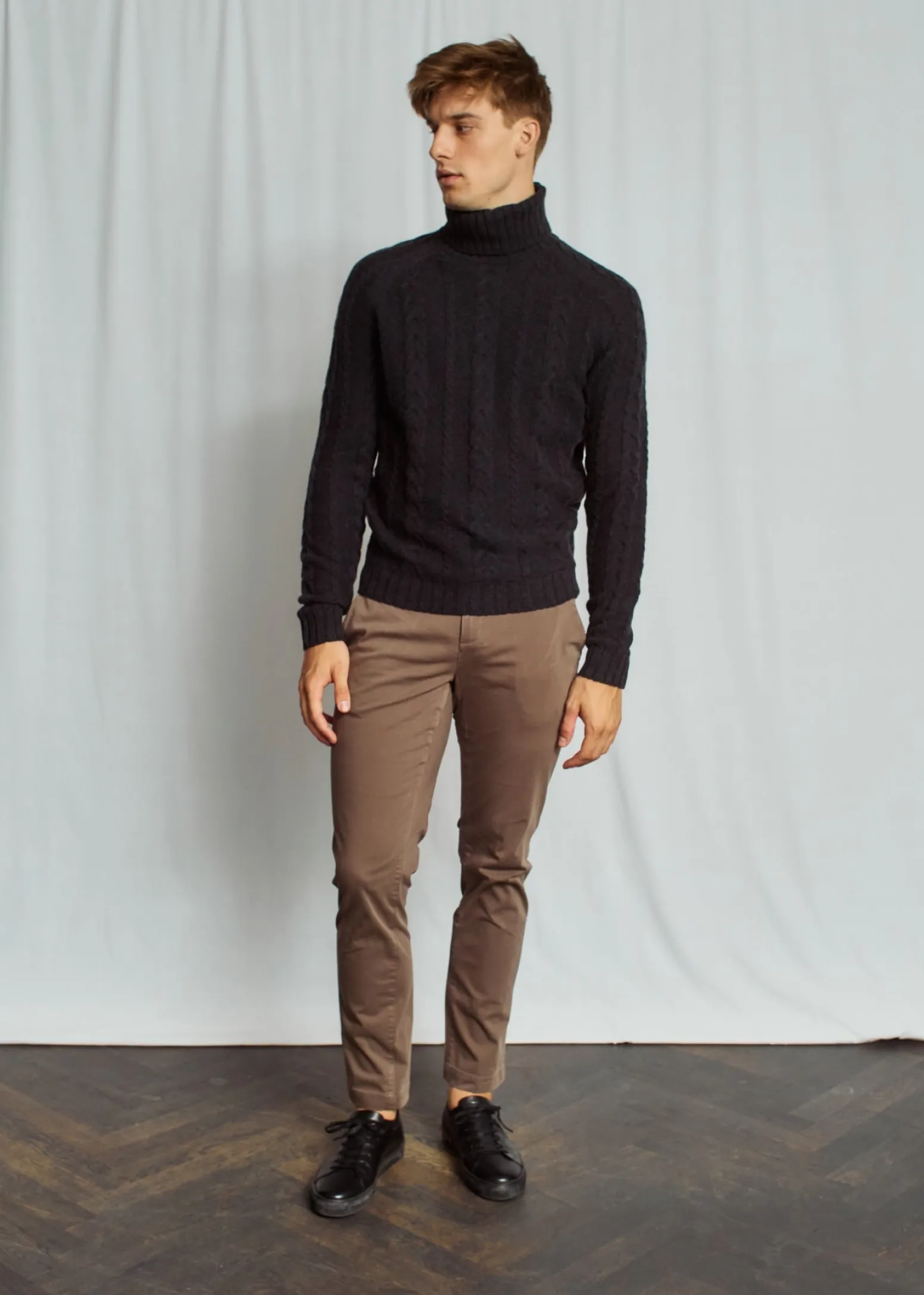BS Malik Regular Fit Chinos - Army