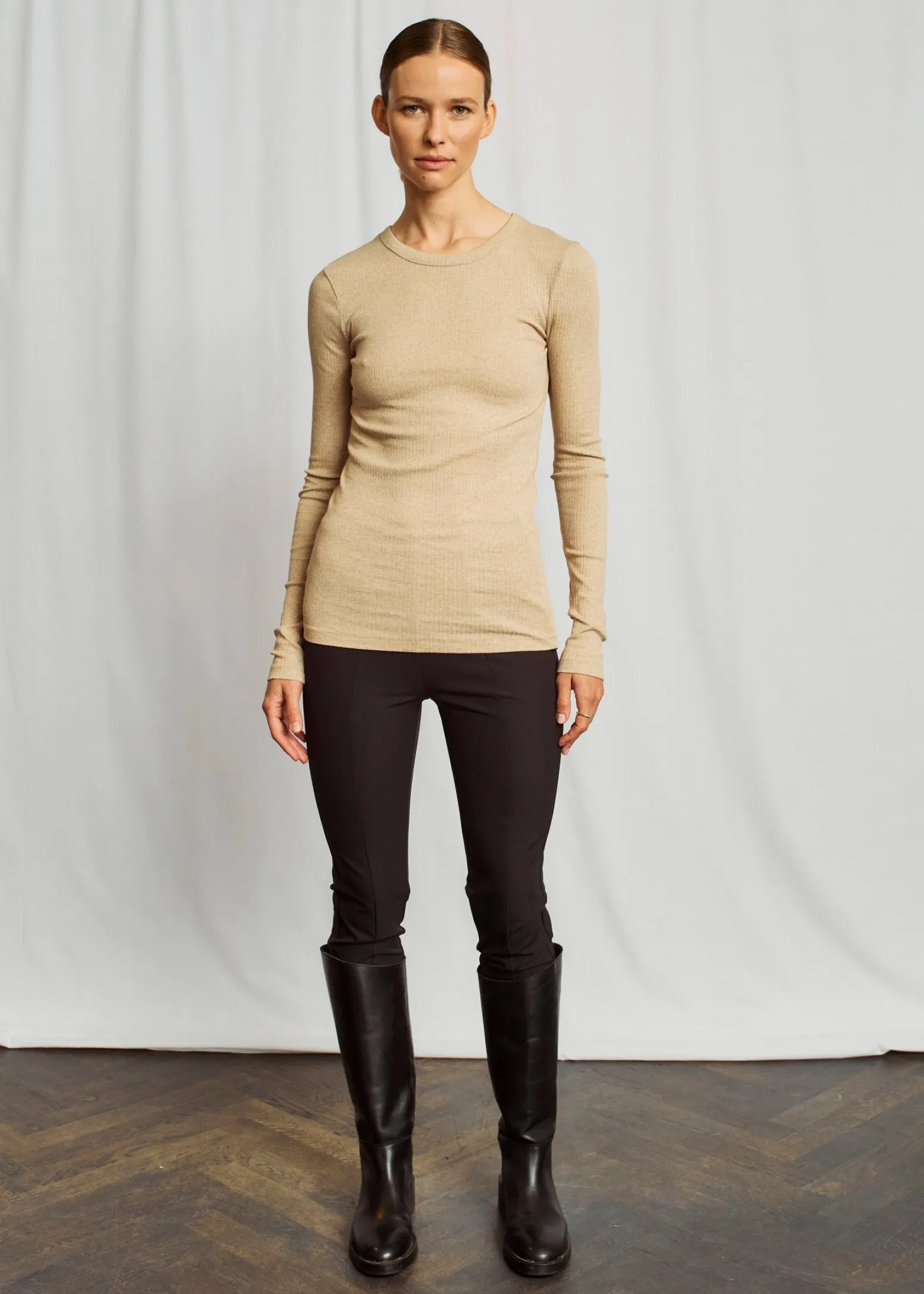 BS Margrethe Långärmad T-Shirt - Sand