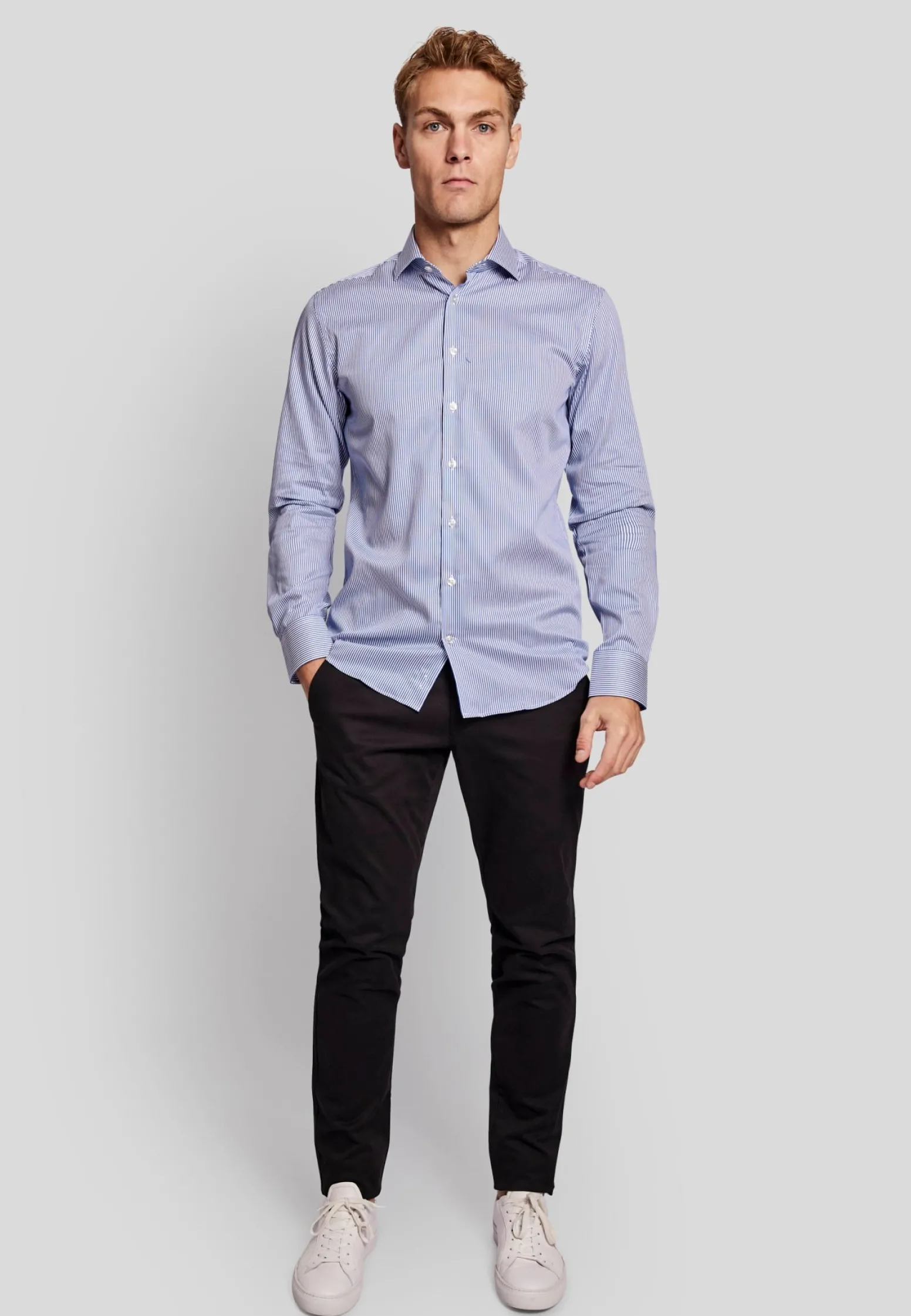 bs_martin_modern_fit_skjo_2.webp BS Martin modern fit Skjorta - Blue/White