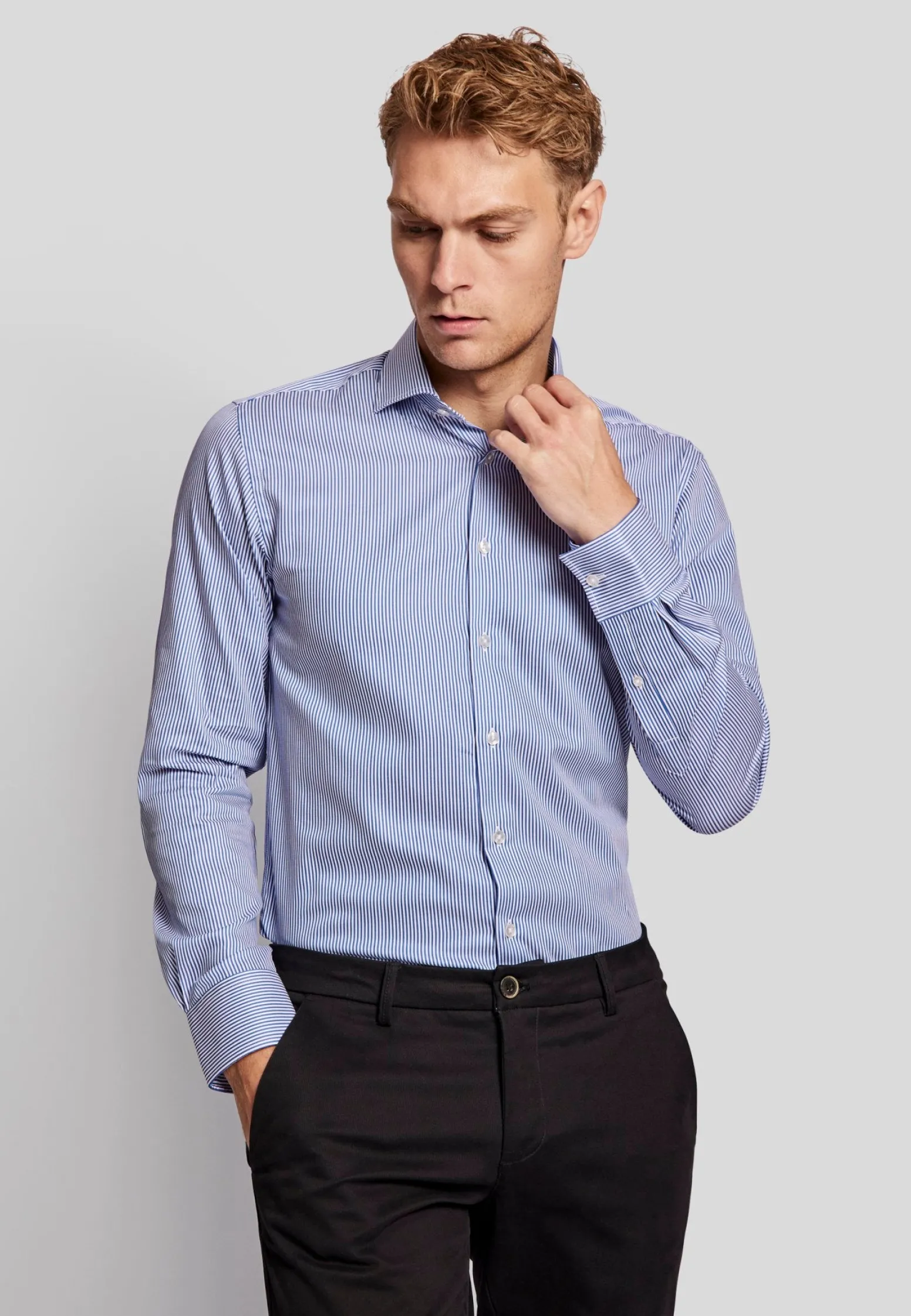 bs_martin_modern_fit_skjo_4.webp BS Martin modern fit Skjorta - Blue/White