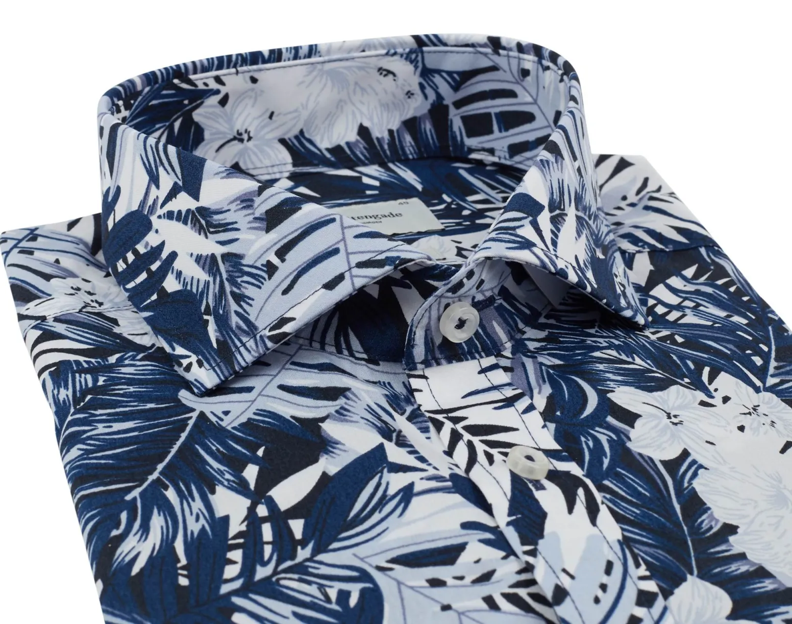 BS Master Slim Fit Skjorta - Dark Blue