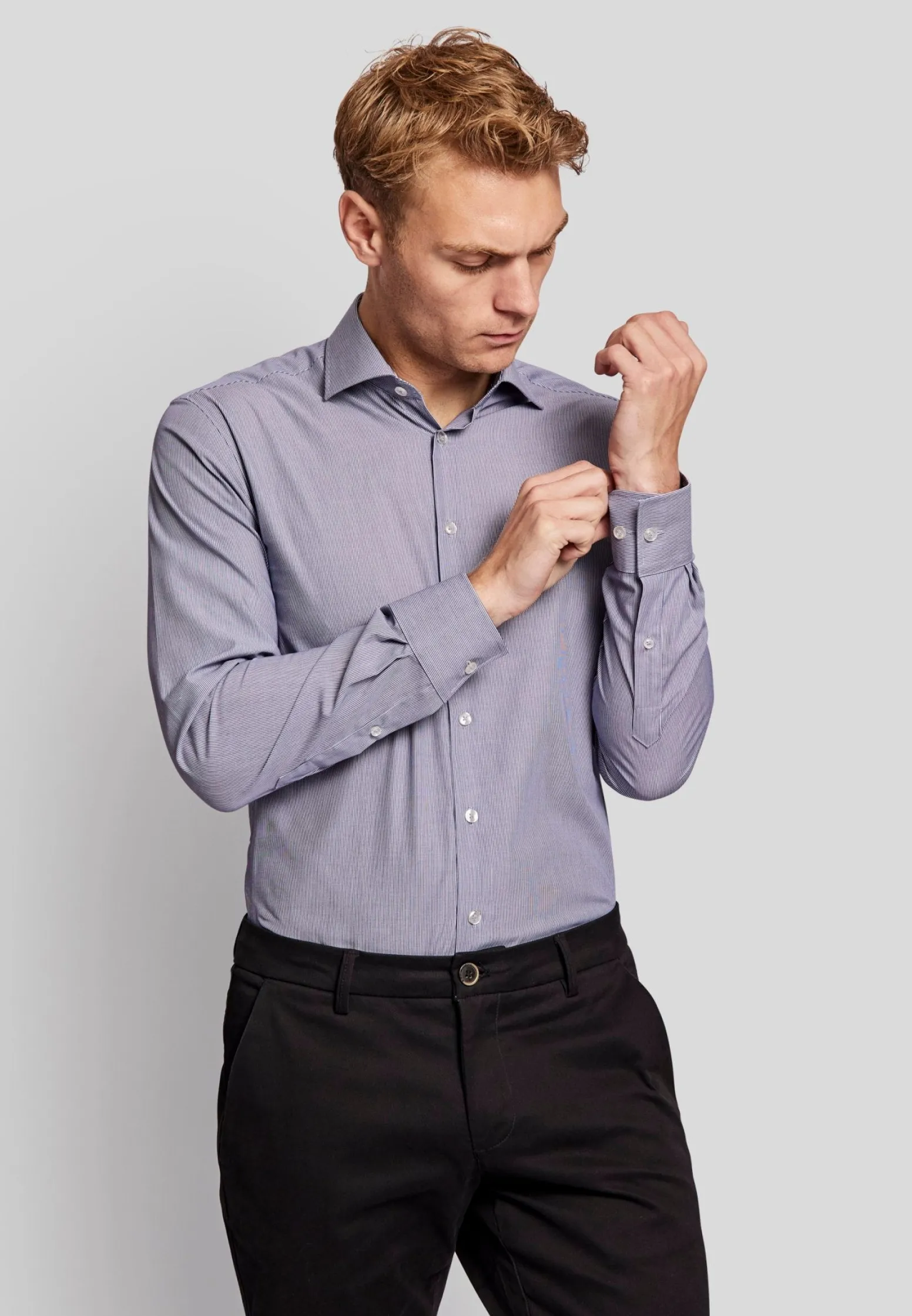 bs_matip_modern_fit_skjor_3.webp BS Matip modern fit Skjorta - Blue/White