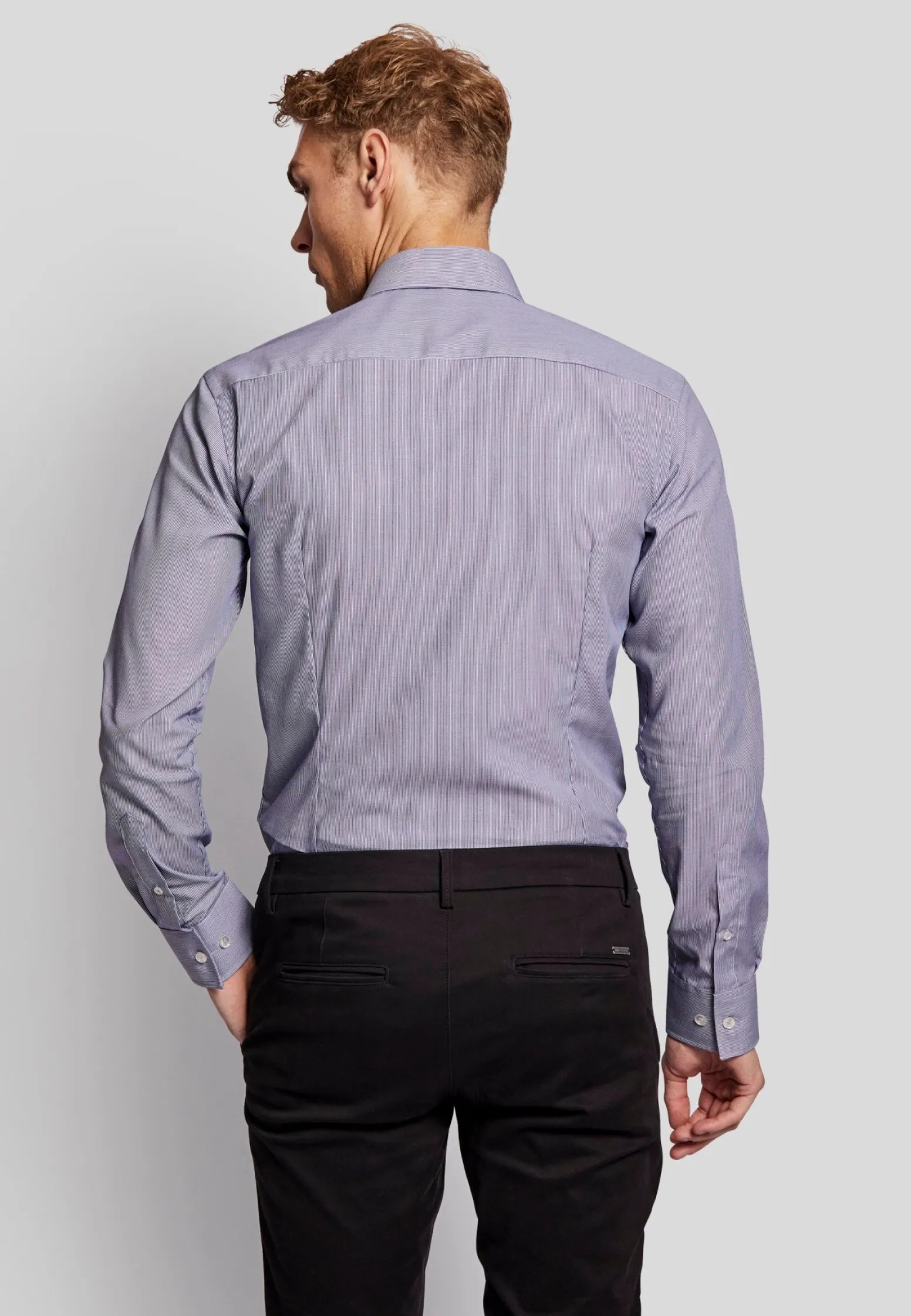 bs_matip_modern_fit_skjor_4.webp BS Matip modern fit Skjorta - Blue/White