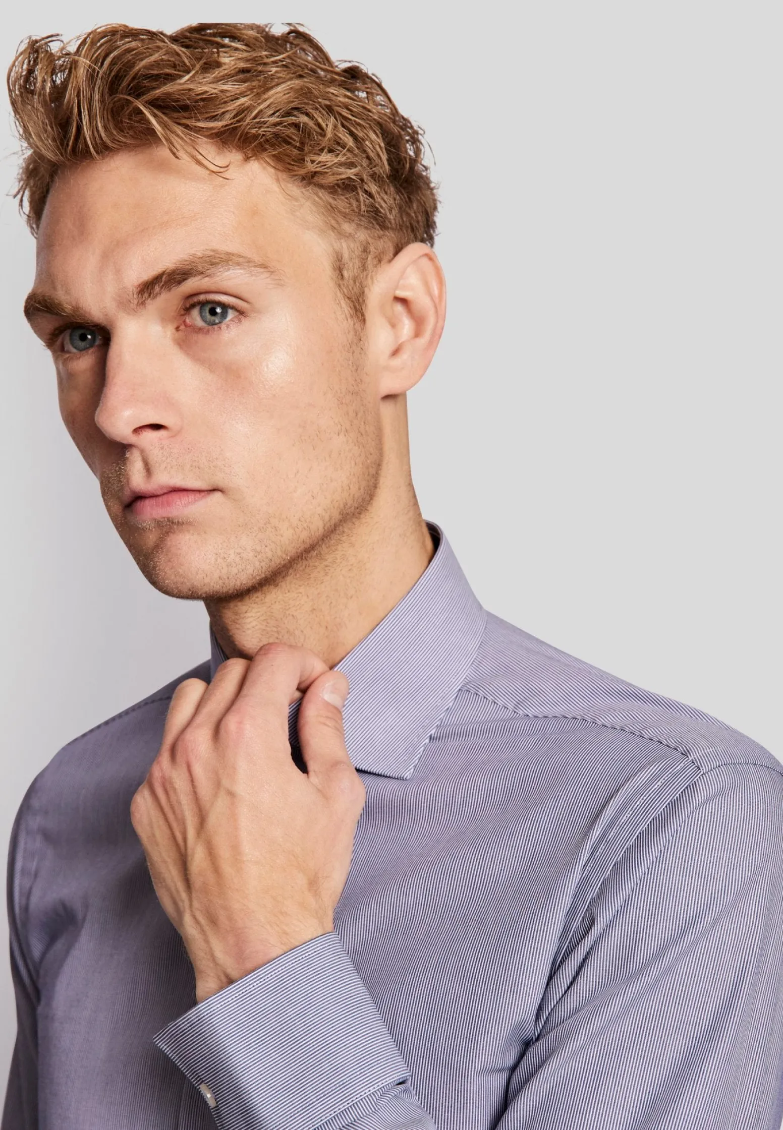 bs_matip_modern_fit_skjor_5.webp BS Matip modern fit Skjorta - Blue/White