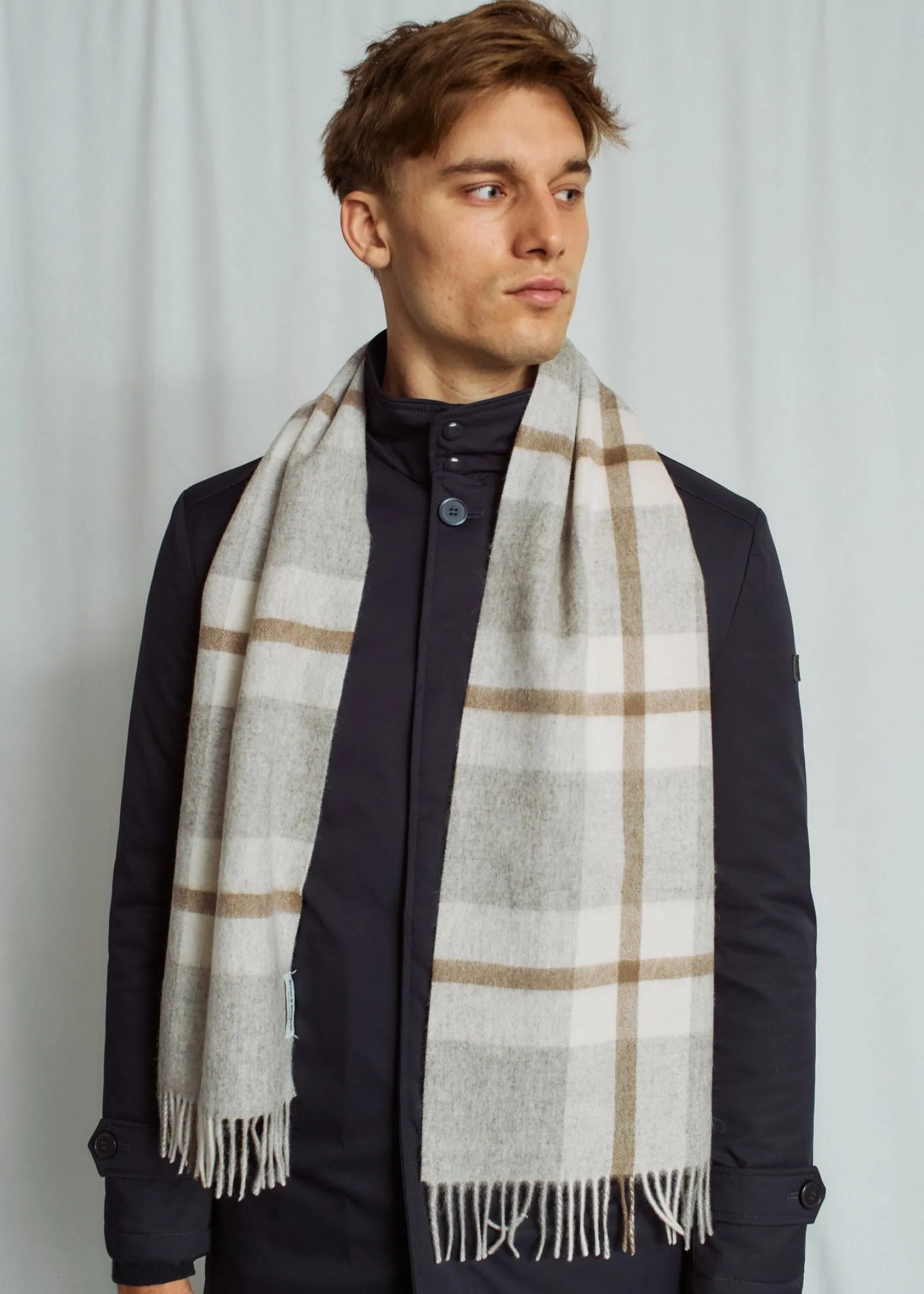 BS Merlin Halsscarf - Light Grey