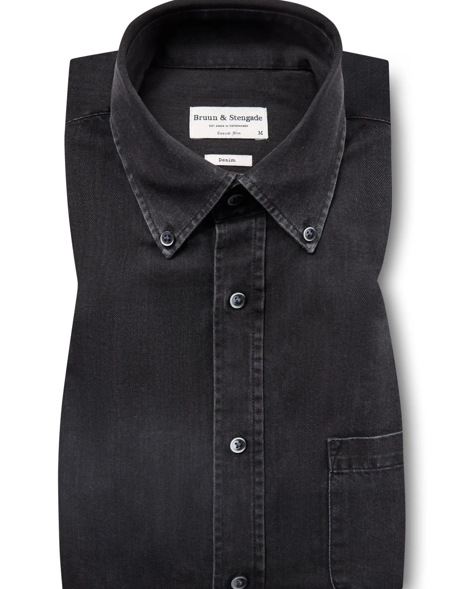 BS Middlecoff Casual Slim Fit Skjorta - Black