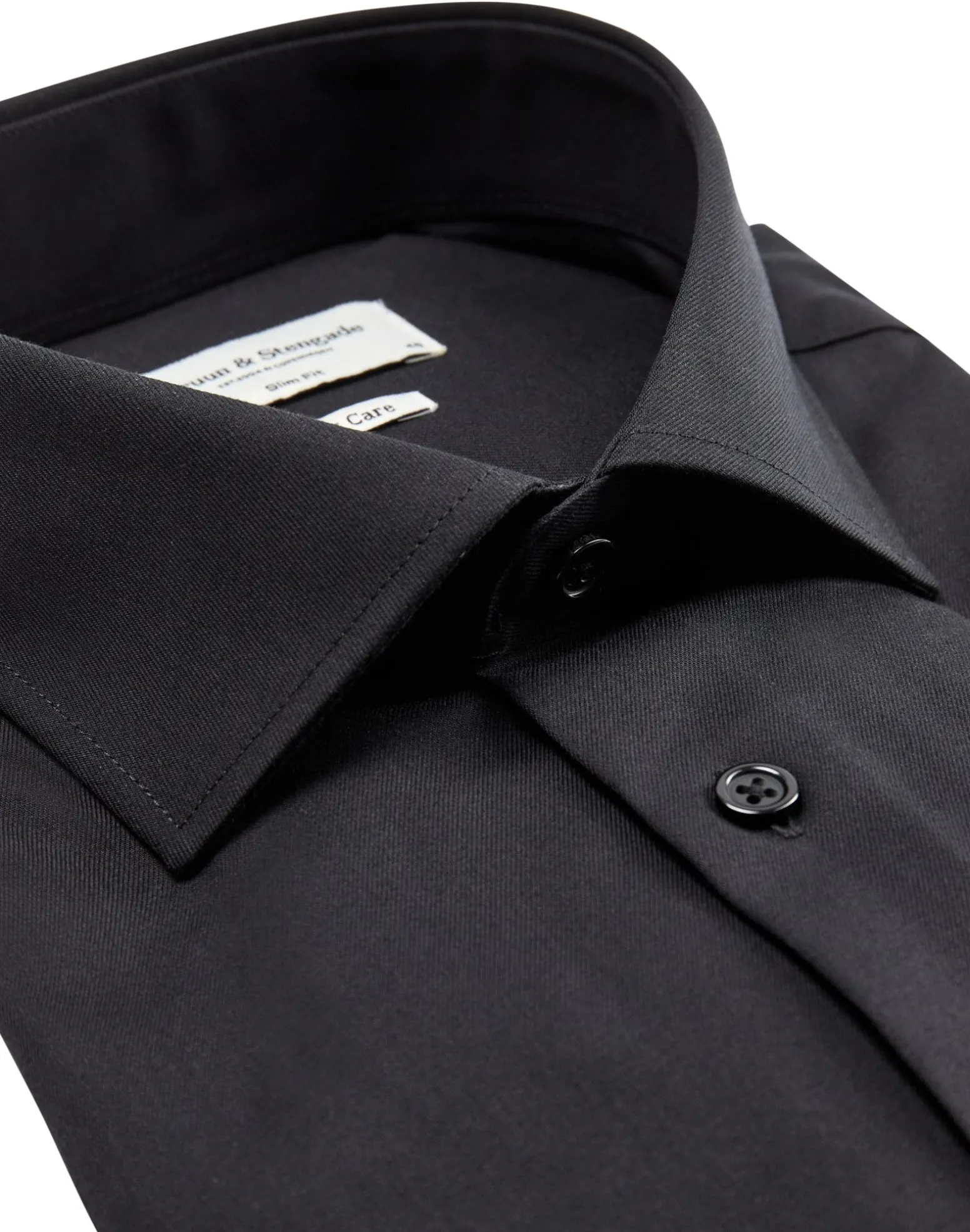 BS Miles Slim Fit Skjorta - Black