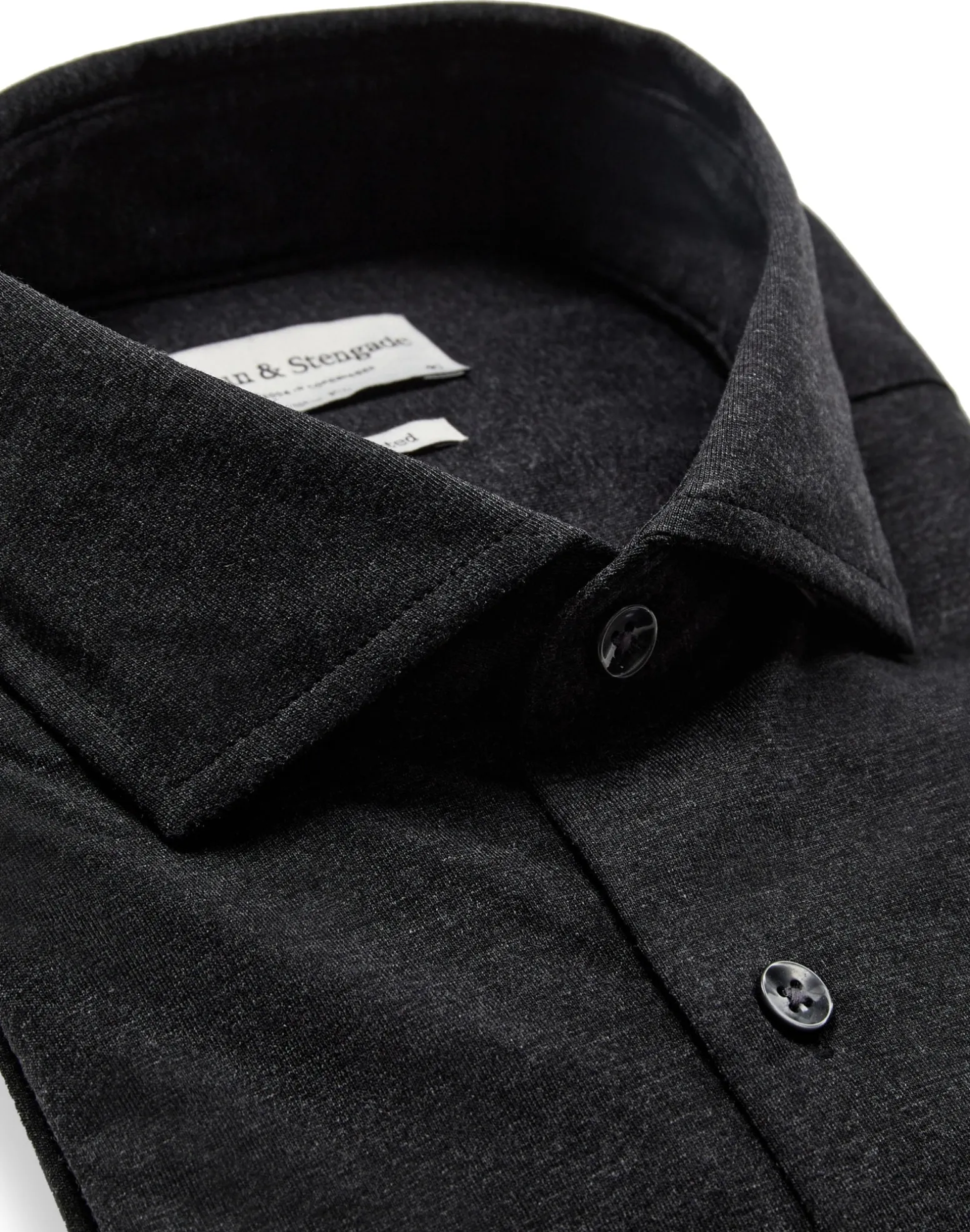 BS Miller Slim Fit Skjorta - Charcoal