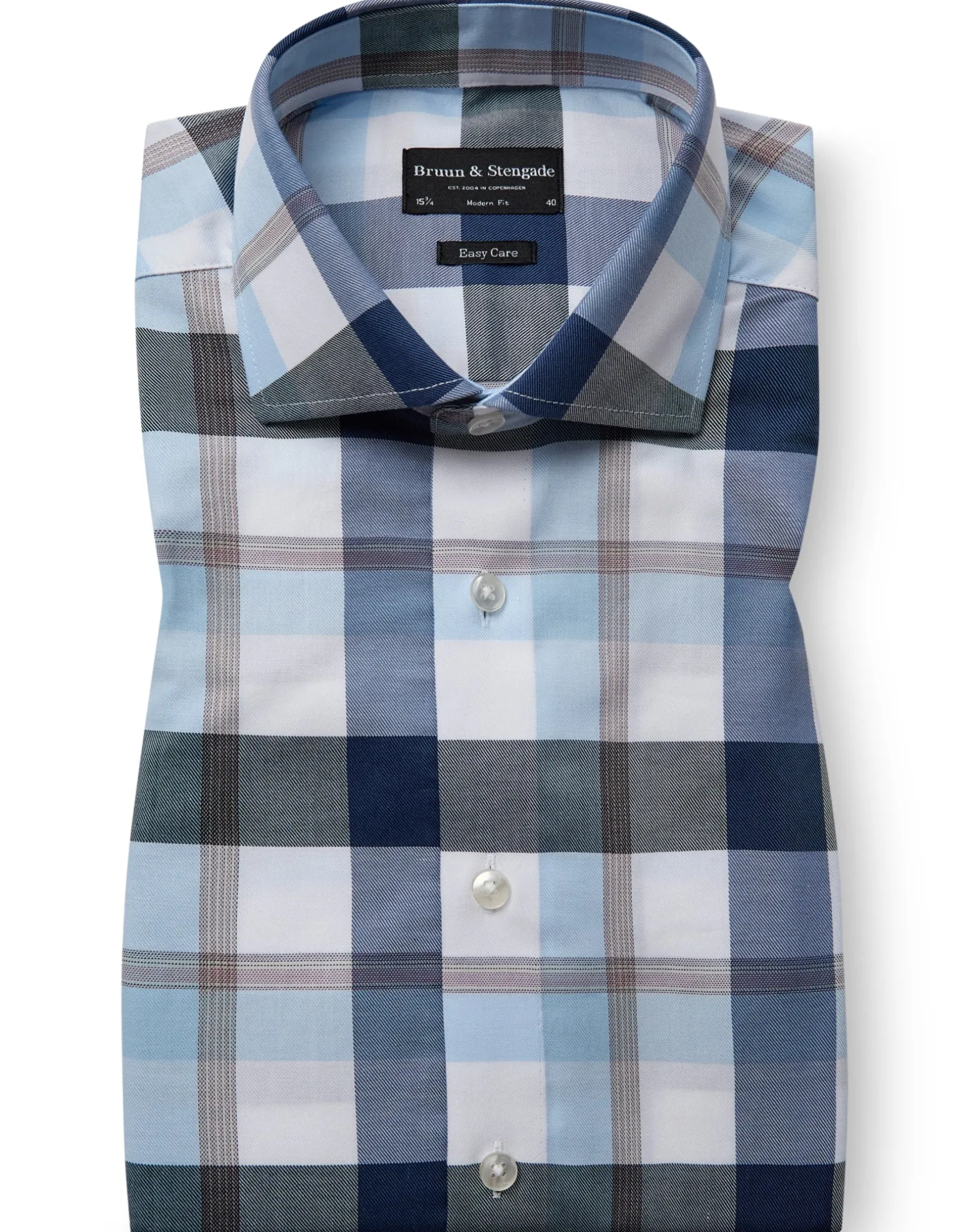 BS Newton Modern Fit Skjorta - Blue