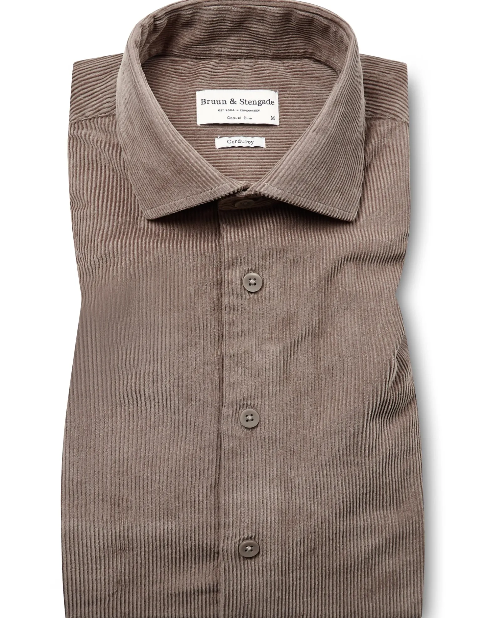 BS Nicklaus Casual Slim Fit Skjorta - Mud