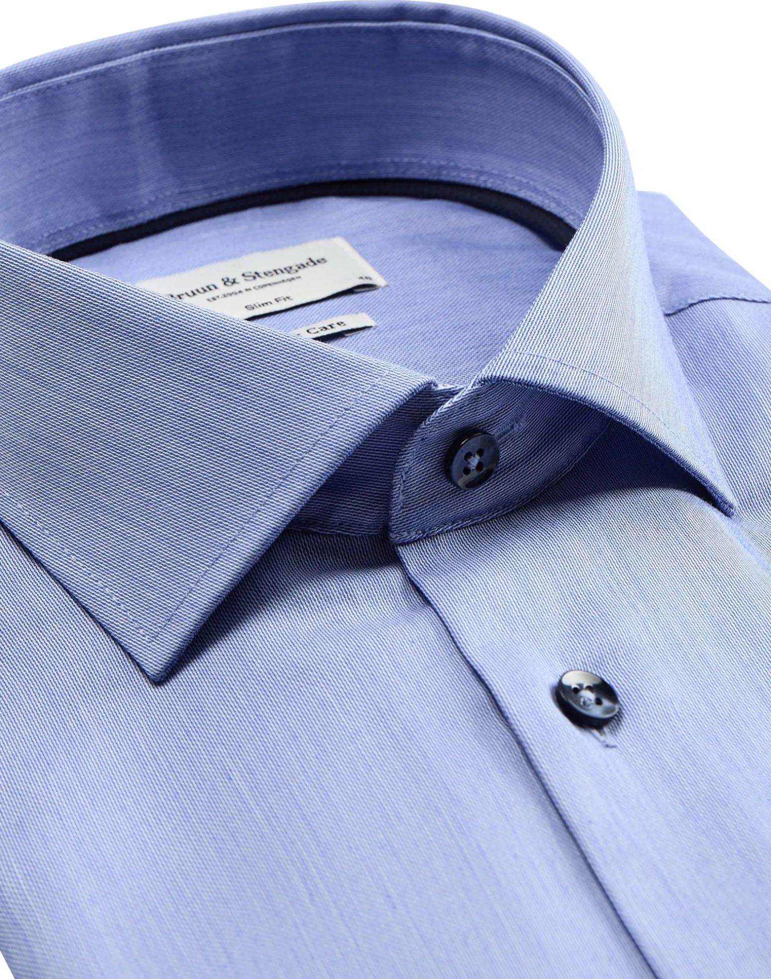 BS Nicky slim fit Skjorta - Light Blue