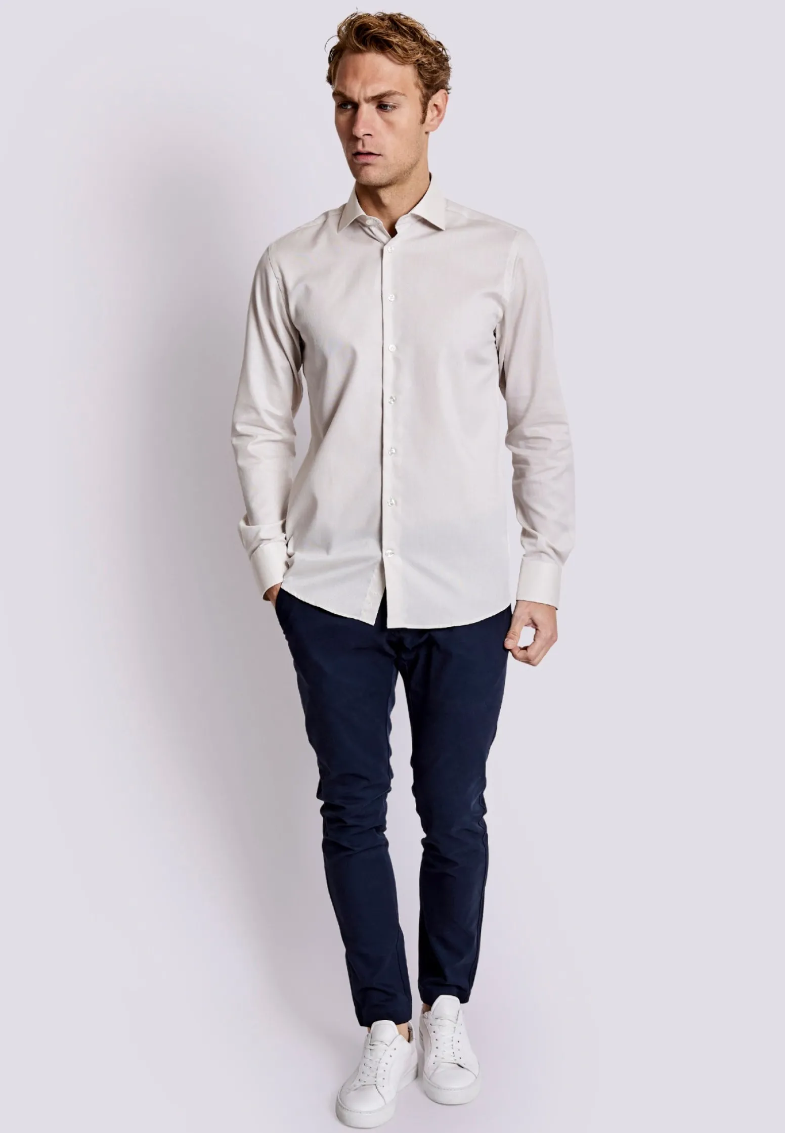 bs_nistelrooy_modern_fit__2.webp BS Nistelrooy Modern Fit Skjorta - Beige