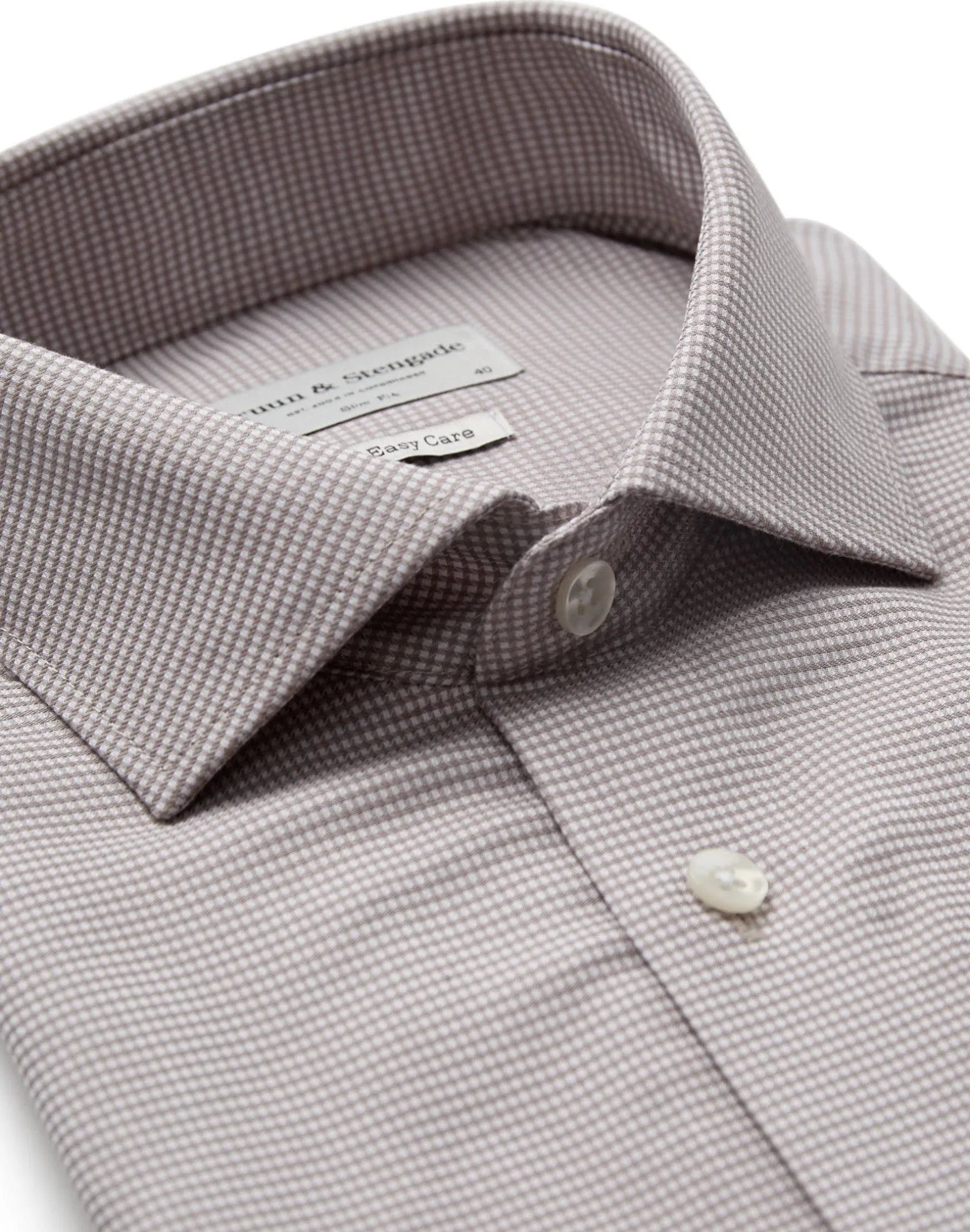 BS Owens Slim Fit Skjorta - Sand