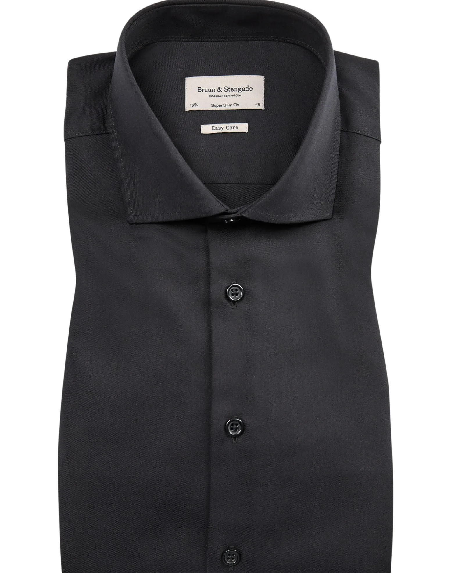 BS Pavarotti Super Slim Fit Skjorta - Black